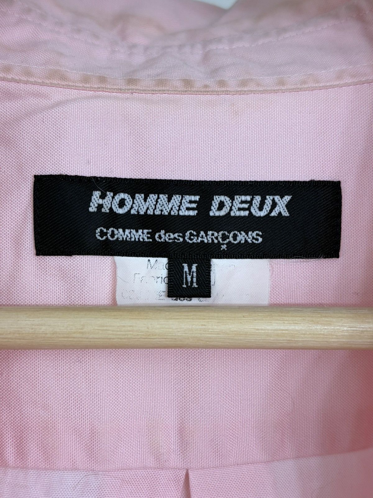 Comme des Garcons Comme des Garcons- Pink Button Up (Quaintly Large Buttons) Size US M / EU 48-50 / 2 - 2 Thumbnail