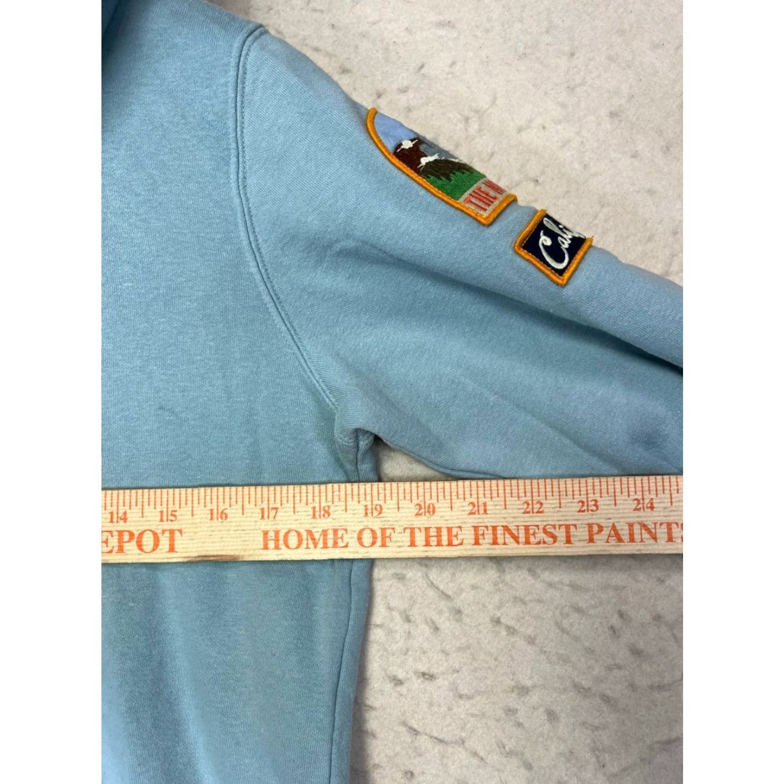 The North Face The North Face Hoodie California Womens S Sage Never Stop Exploring Patch Pics Unisex Adults Blue Pullover Small Size S / US 4 / IT 40 - 5 Thumbnail