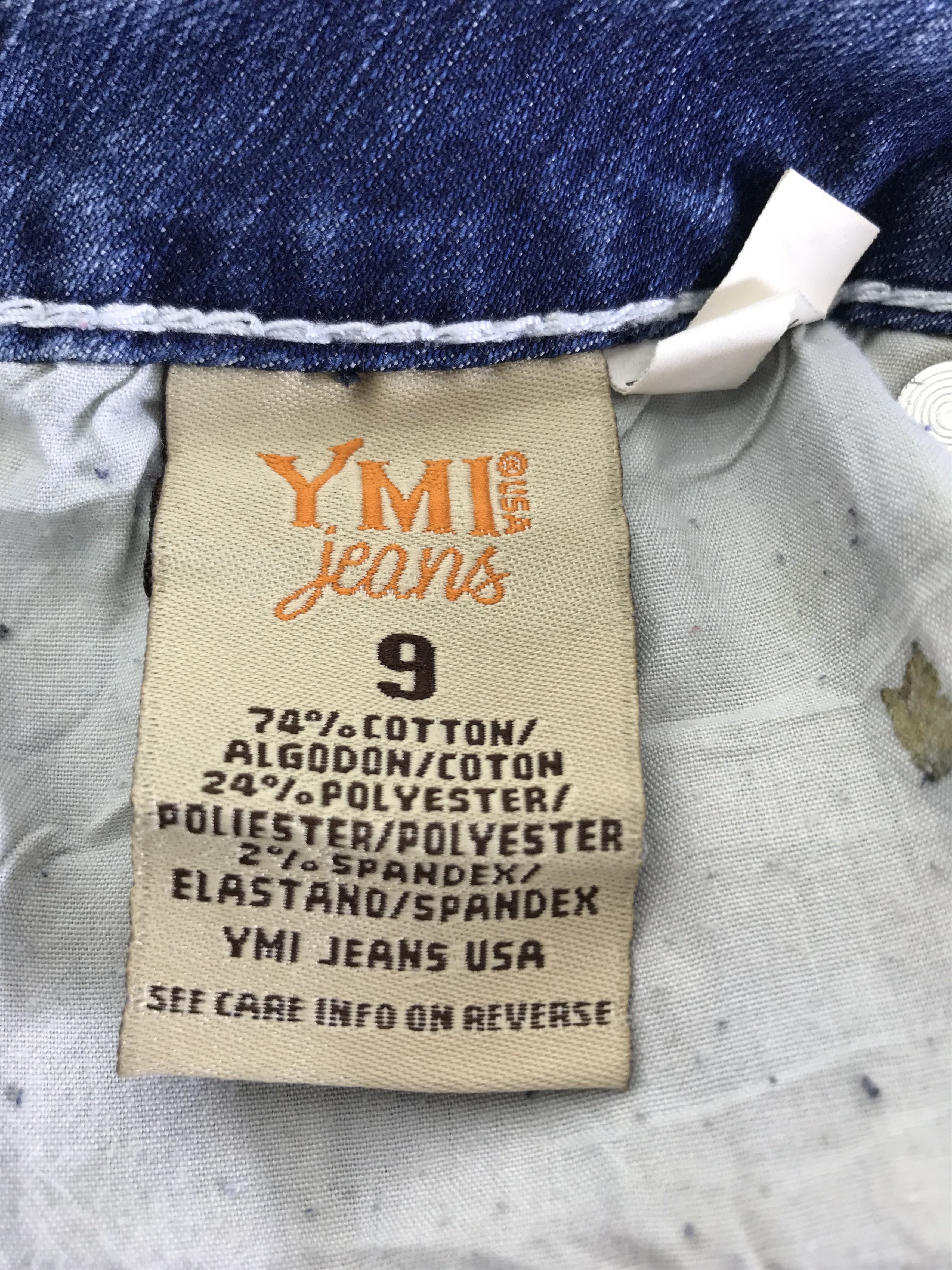 If Six Was Nine Vintage Japanese Super Flare Jeans Blue Washed Denim Size 30" / US 8 / IT 44 - 11 Thumbnail