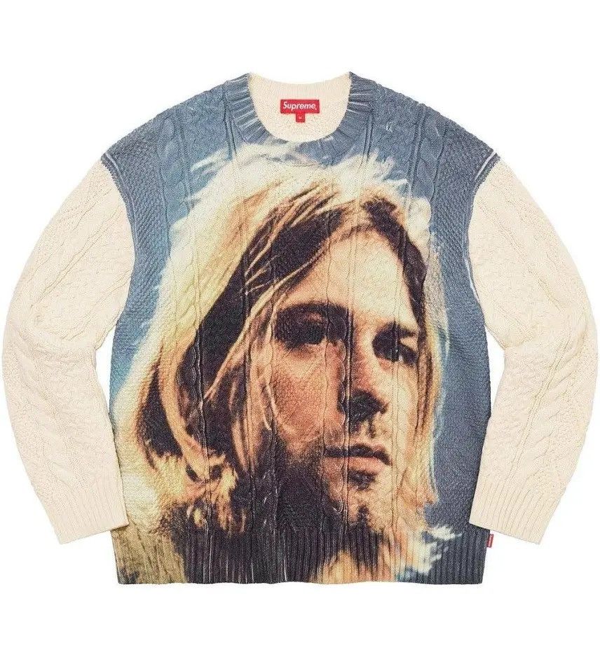 Supreme Supreme Kurt Cobain Knit Sweater Size US M / EU 48-50 / 2 - 3 Thumbnail