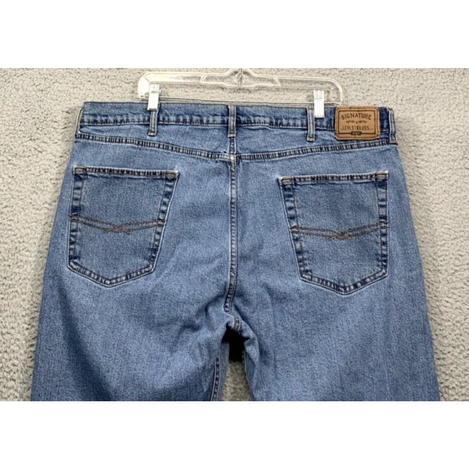 Vintage Levi Strauss Gold Signature Jeans Men's 42W 29in Regular Fit Medium Blue Denim Size US 42 / EU 58 - 5 Thumbnail