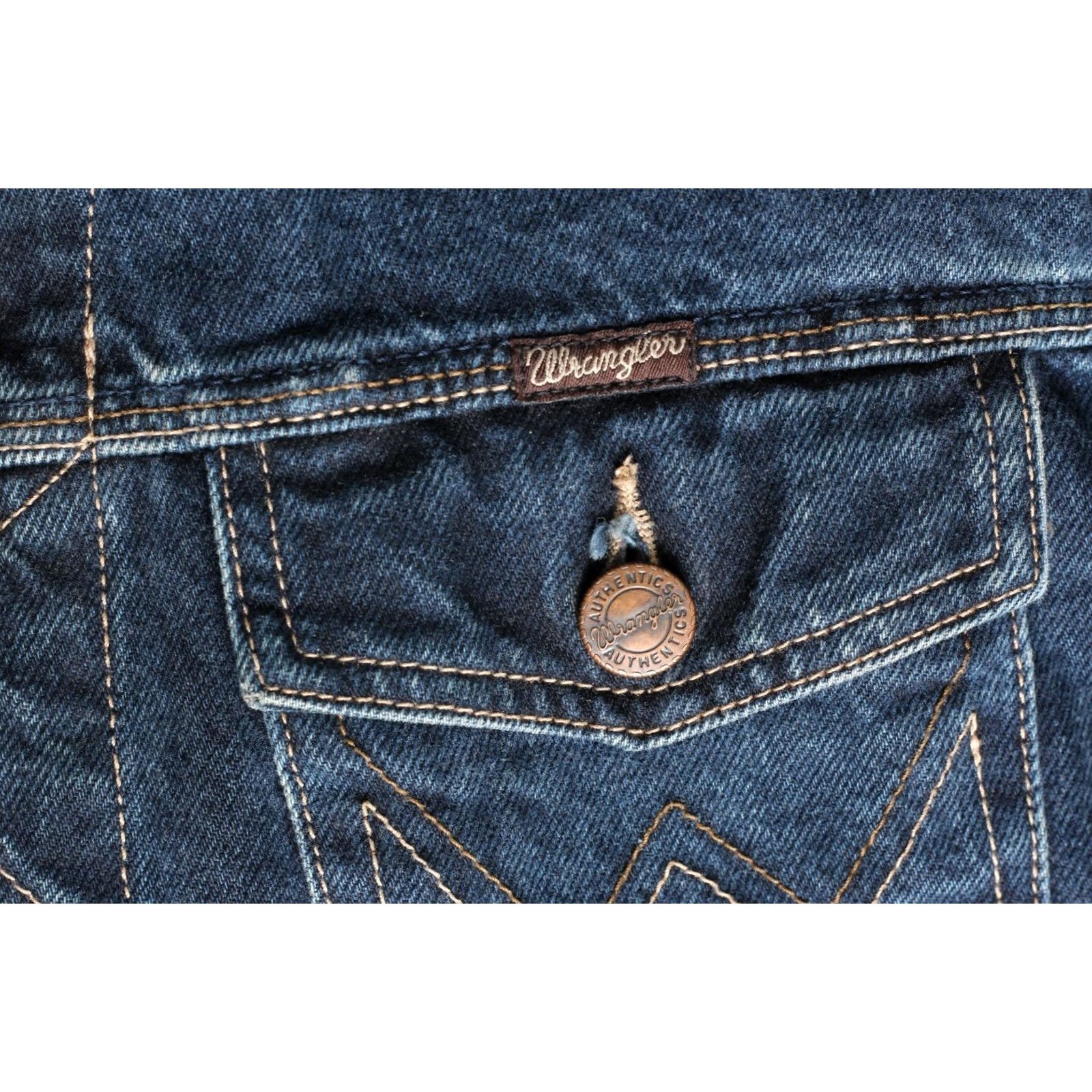 Wrangler WRANGLER AUTHENTIC WESTERN Denim Jacket Men L MJ6577 Size US L / EU 52-54 / 3 - 4 Thumbnail