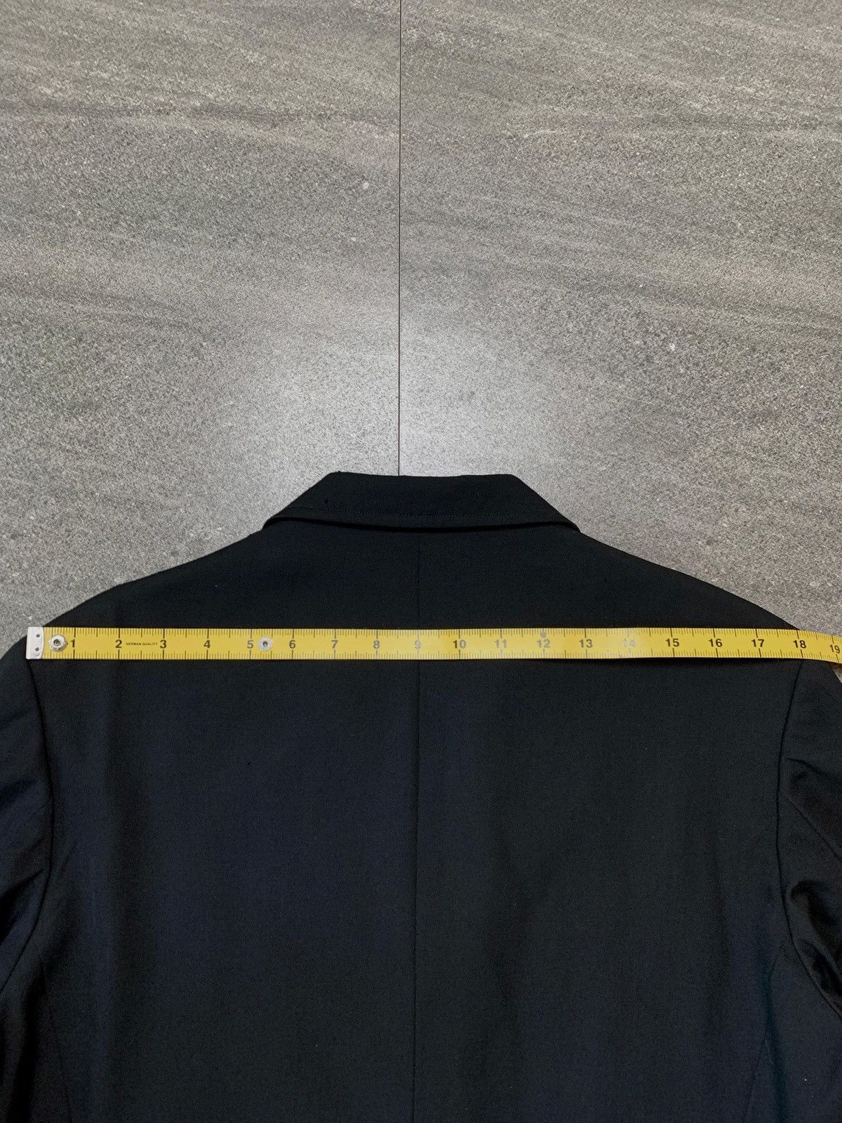 Yohji Yamamoto FREE TAX! SAMPLE Wool Contrast Blazer Jacket Size 48R - 17 Thumbnail