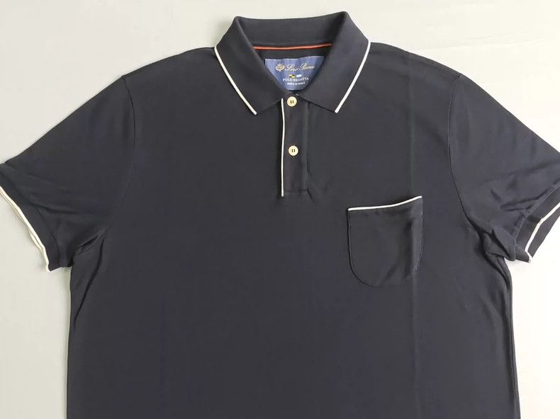 Loro Piana LORO PIANA Short sleeves for men's polo shirts Size US XL / EU 56 / 4 - 4 Thumbnail