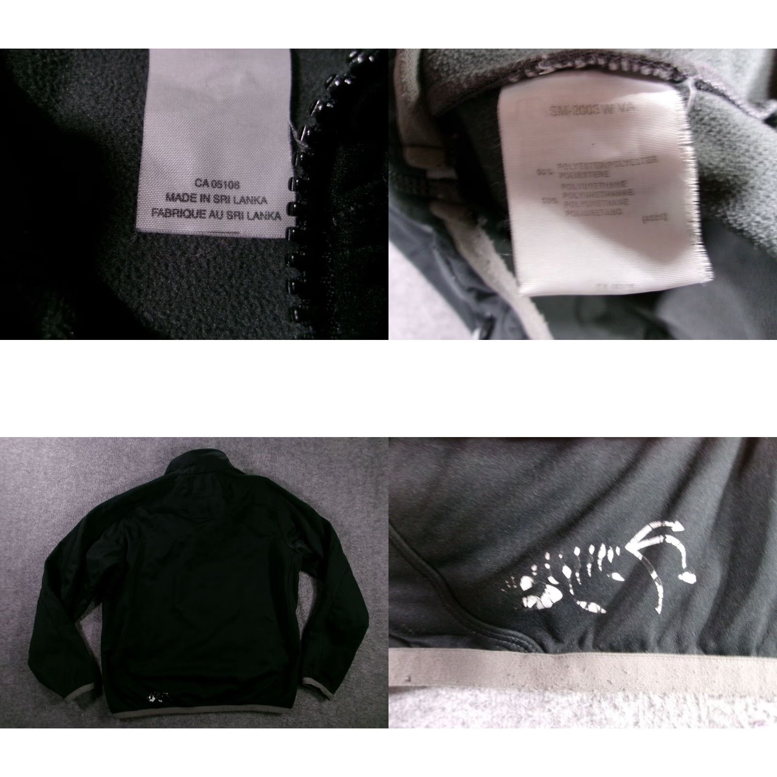 Vintage Descente Jacket Womens L Black Softshell Fleece Lined Zip Pockets DNA Patch Size L / US 10 / IT 46 - 8 Thumbnail