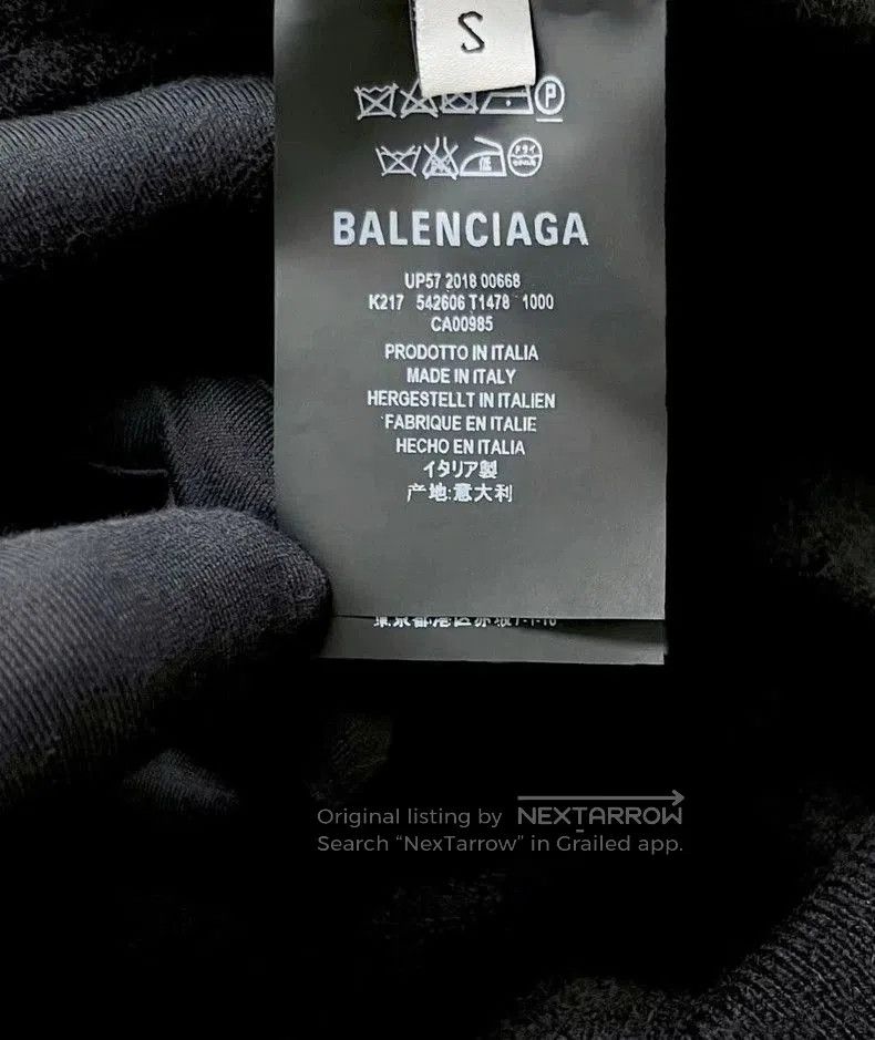 Balenciaga Balenciaga Embroidered Logo Turtleneck Sweater. Size US S / EU 44-46 / 1 - 4 Thumbnail