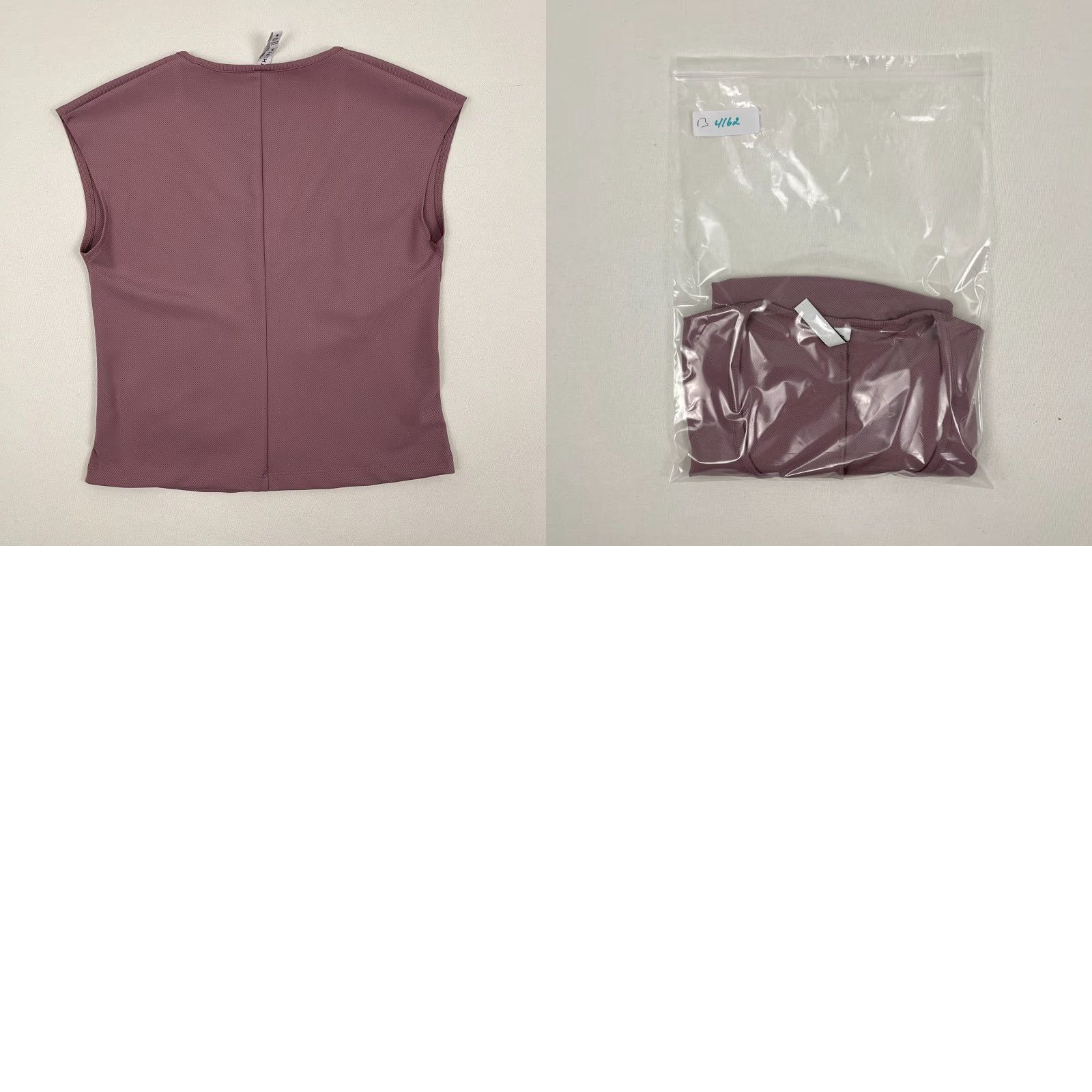Athleta Athleta Bayview Tee Shirt Women Medium Mauve Flora Pink Active Yoga Wrap Wicking Shirt Size M / US 6-8 / IT 42-44 - 8 Thumbnail
