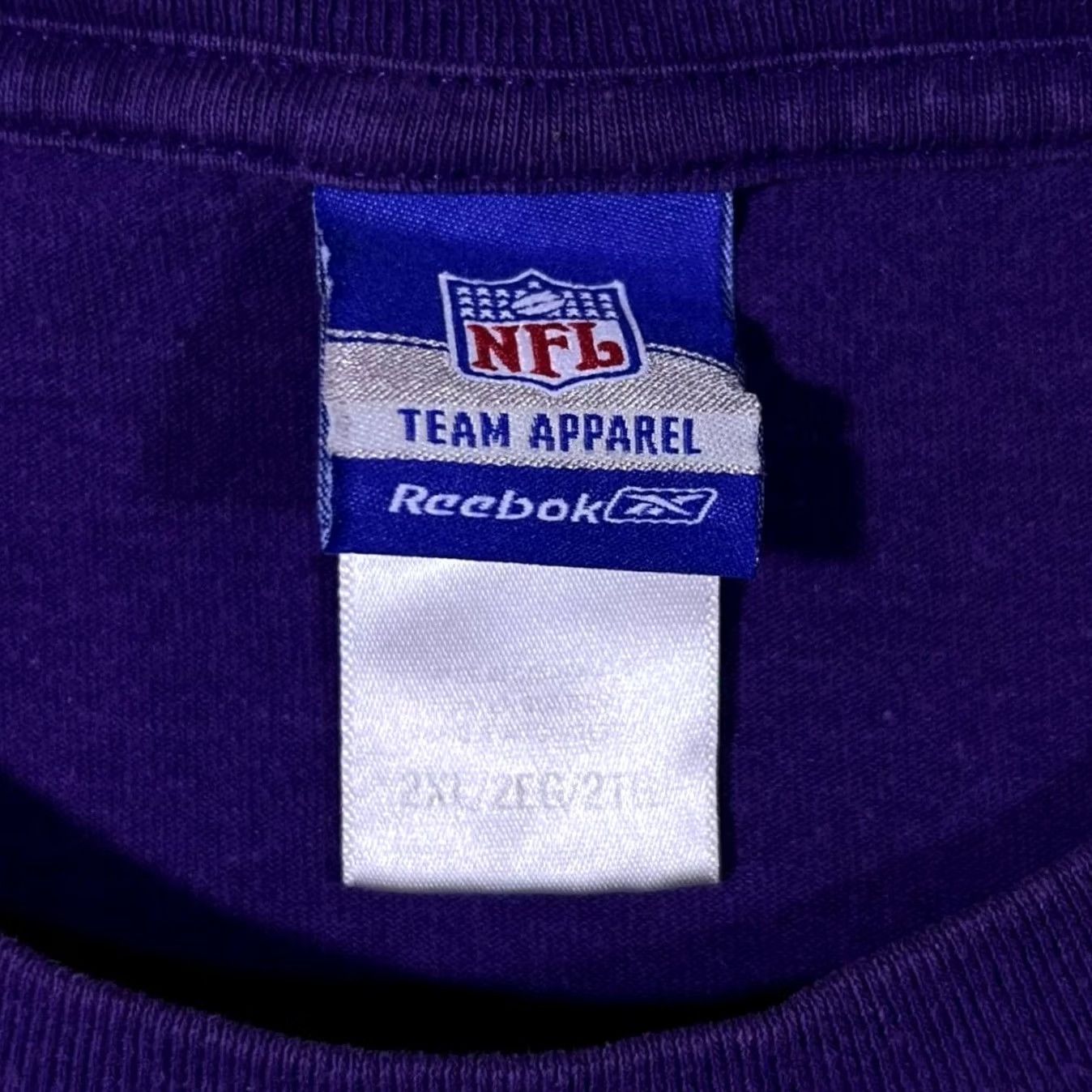 Reebok Reebok NFL Baltimore Ravens Football Spellout Graphic Purple Long Sleeve T-Shirt XXL Size US XXL / EU 58 / 5 - 3 Thumbnail