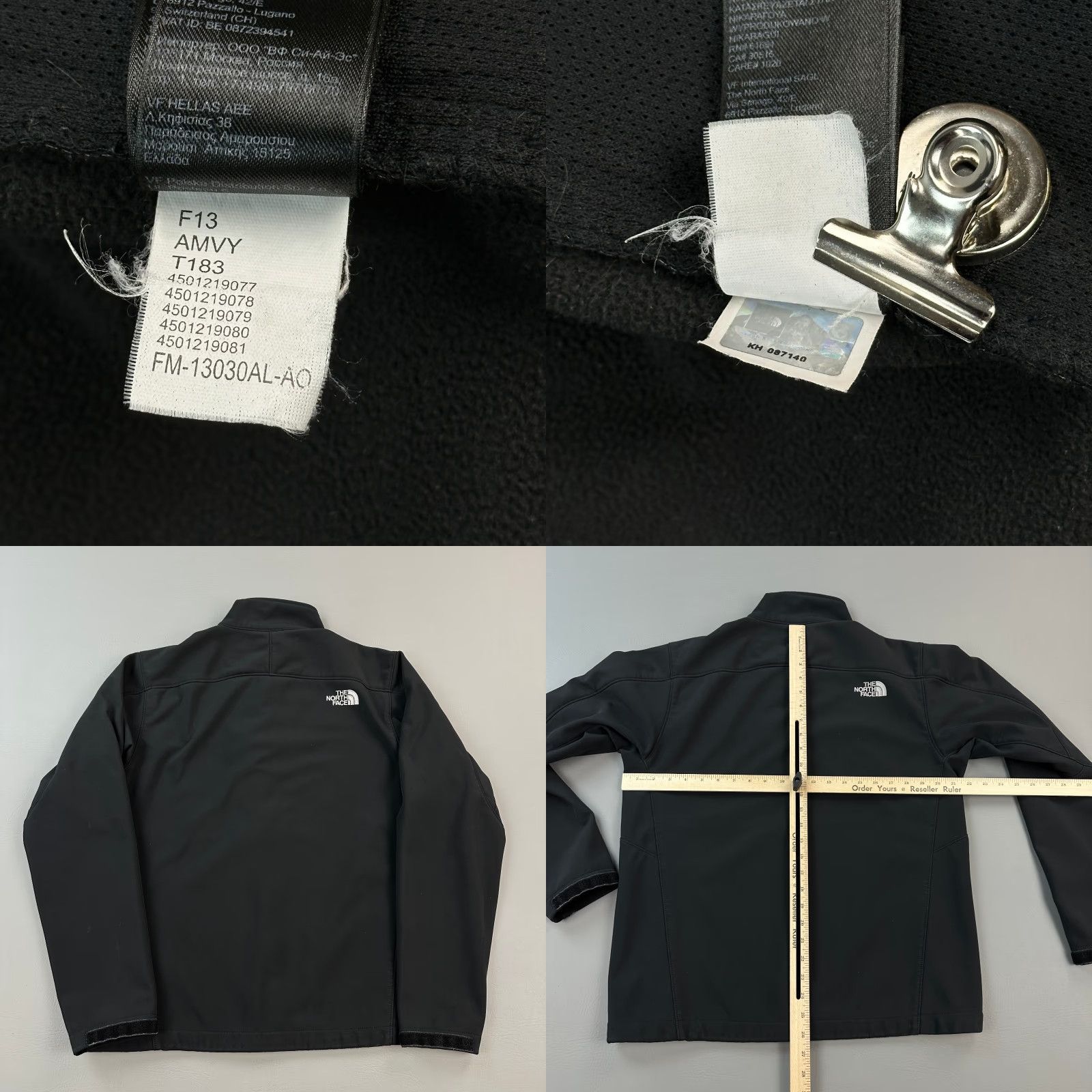 The North Face The North Face Apex Bionic Jacket Mens Medium Black Full Zip Softshell Outdoor Size US M / EU 48-50 / 2 - 8 Thumbnail