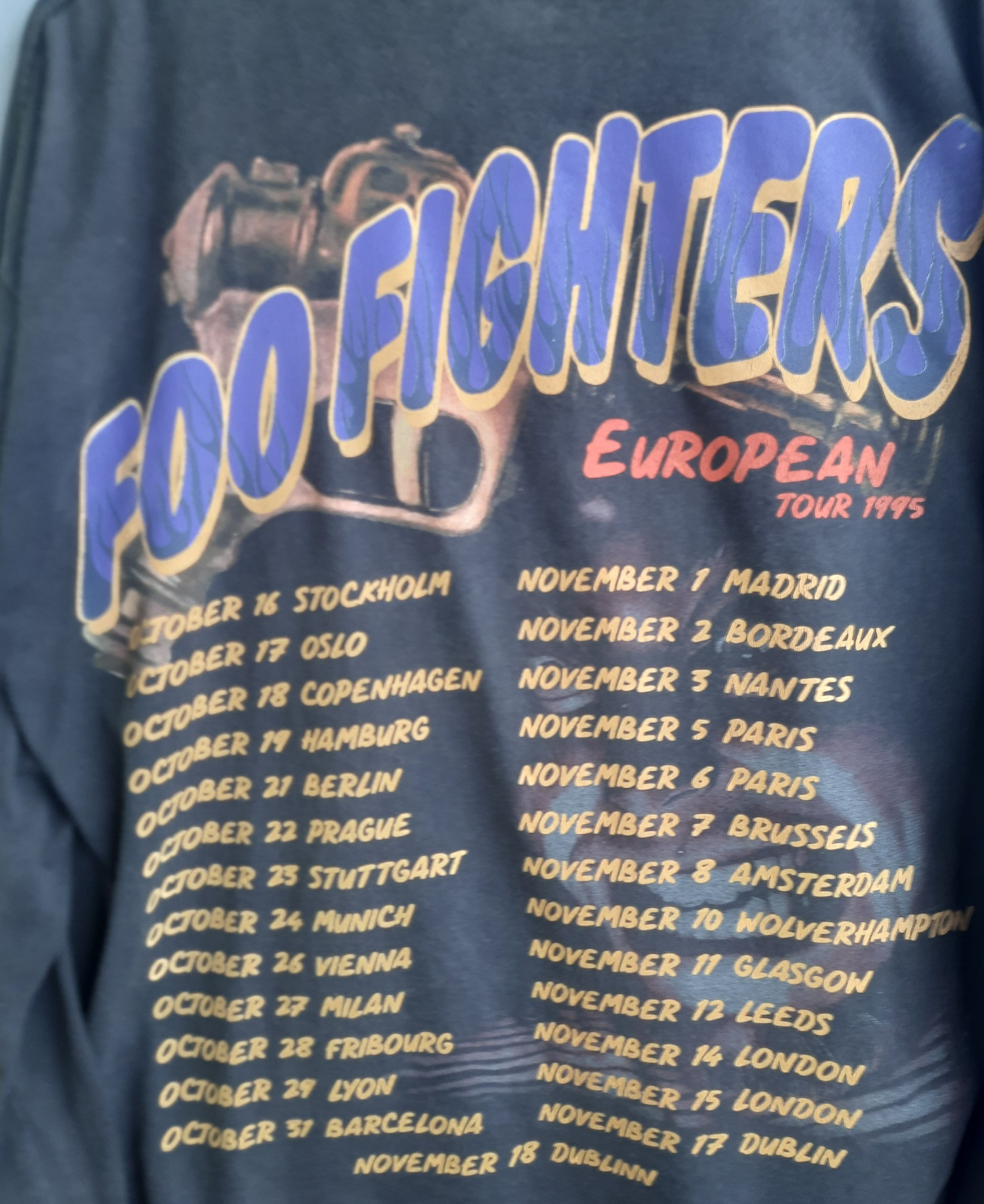 Band Tees Foo Fighters European Tour Fans Made Size US XL / EU 56 / 4 - 7 Thumbnail