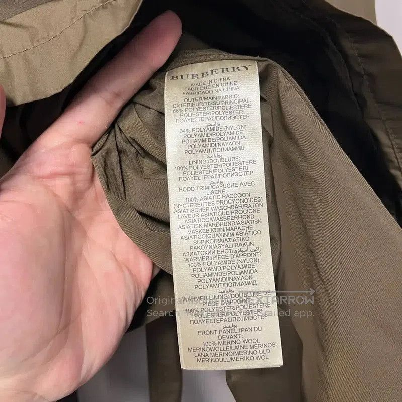 Burberry Burberry Military Green Cotton Women's Trench Coat. Size M / US 6-8 / IT 42-44 - 4 Thumbnail
