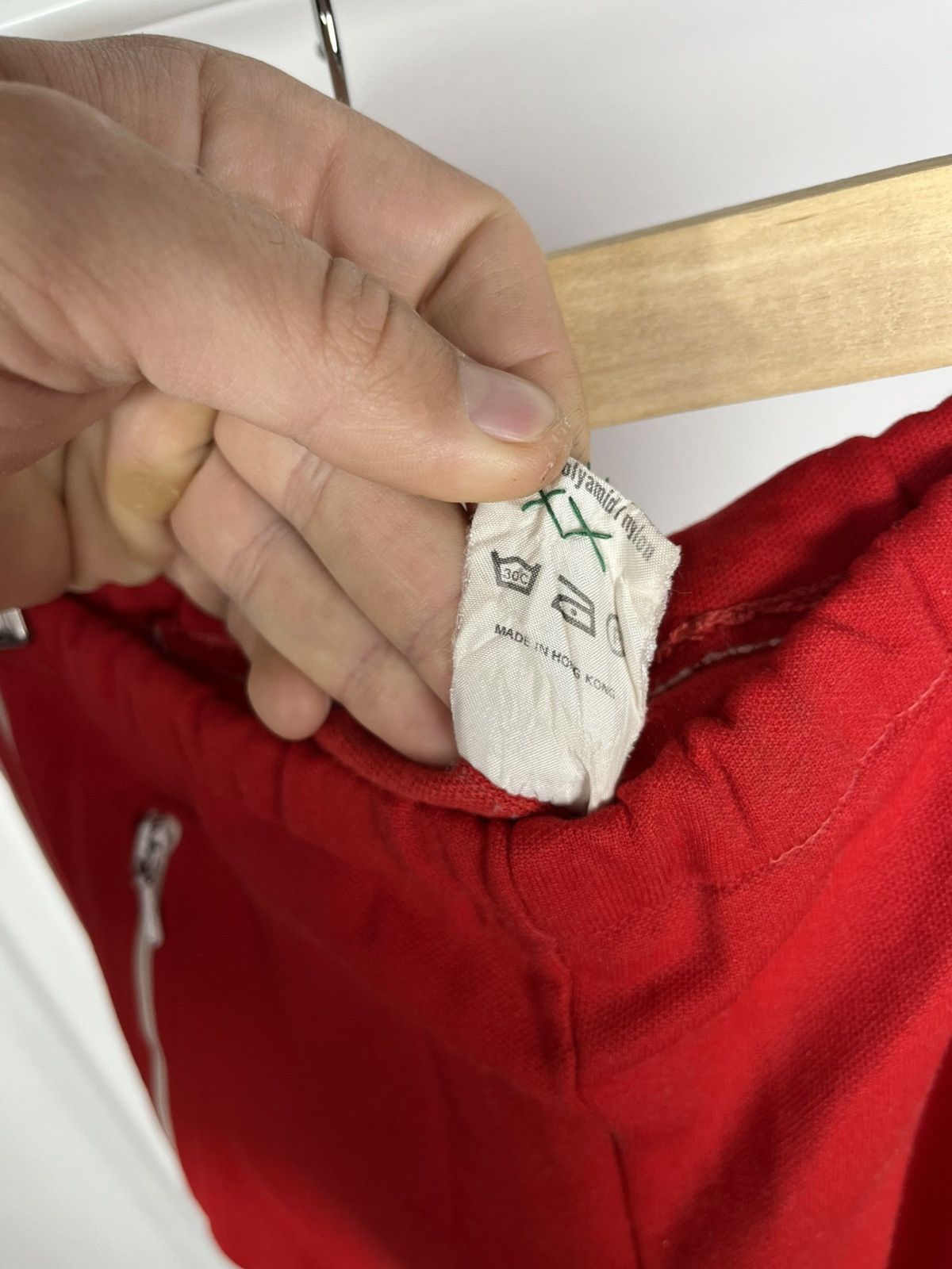 Adidas Vintage Adidas kids track pants red 3 stripes size 152 Size US 26 / EU 42 - 8 Thumbnail