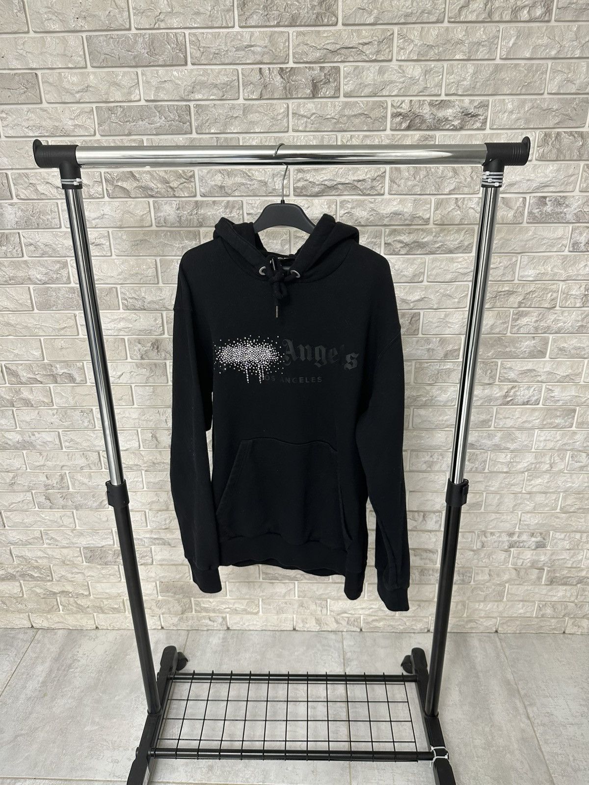 Palm Angels Palm Angels Swarovski Hoodie Size US S / EU 44-46 / 1 - 1 Thumbnail