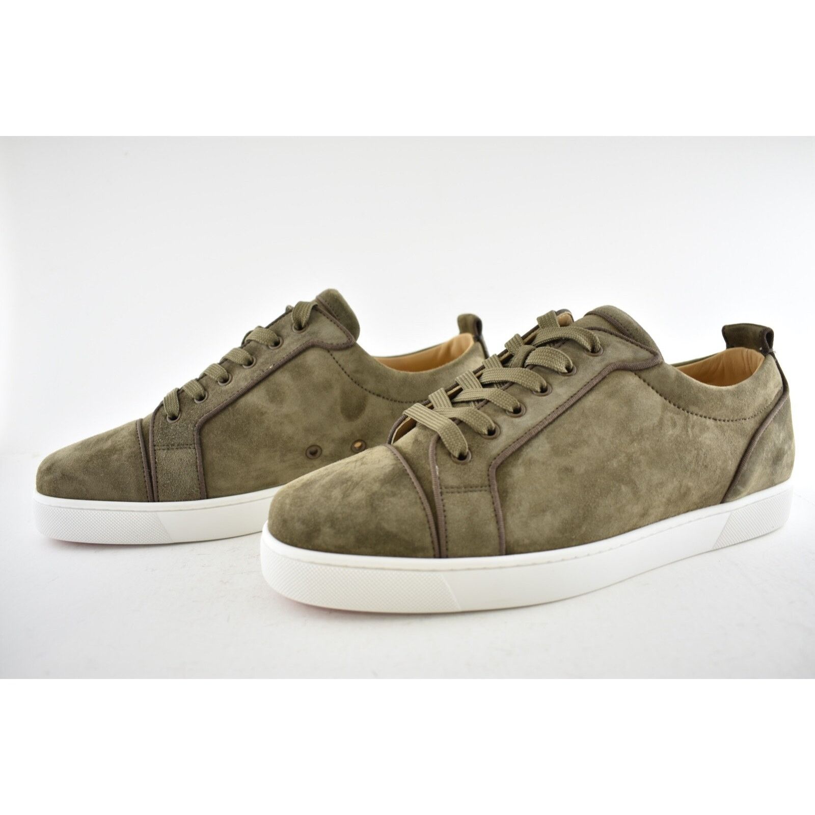 Christian Louboutin Christian Louboutin Mens Louis Junior Flat Silex Brown Size US 12 / EU 45 - 9 Thumbnail