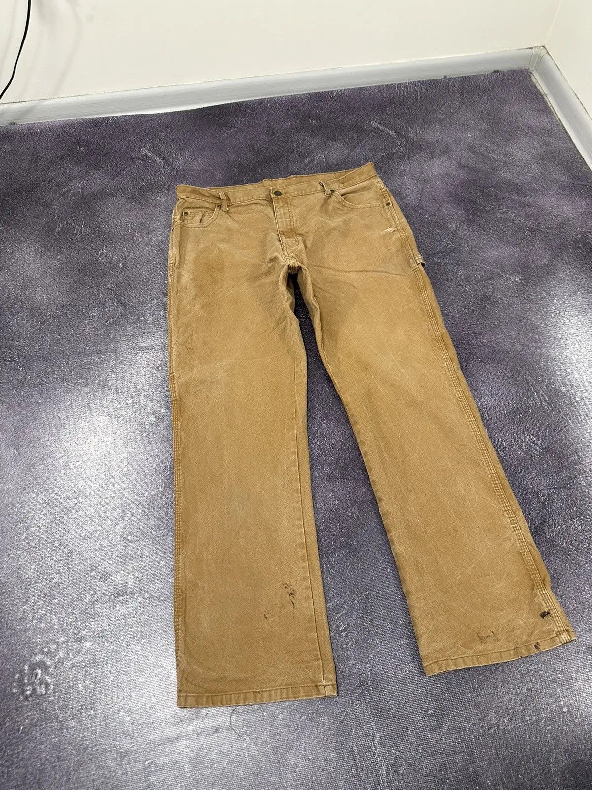 Dickies × Vintage Vintage Dickies American Orange Hype Work Baggy Pants Size US 38 / EU 54 - 7 Thumbnail