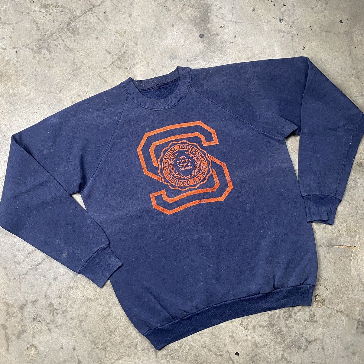 Vintage 90s Syracuse University Crewneck Size US L / EU 52-54 / 3 - 5 Thumbnail