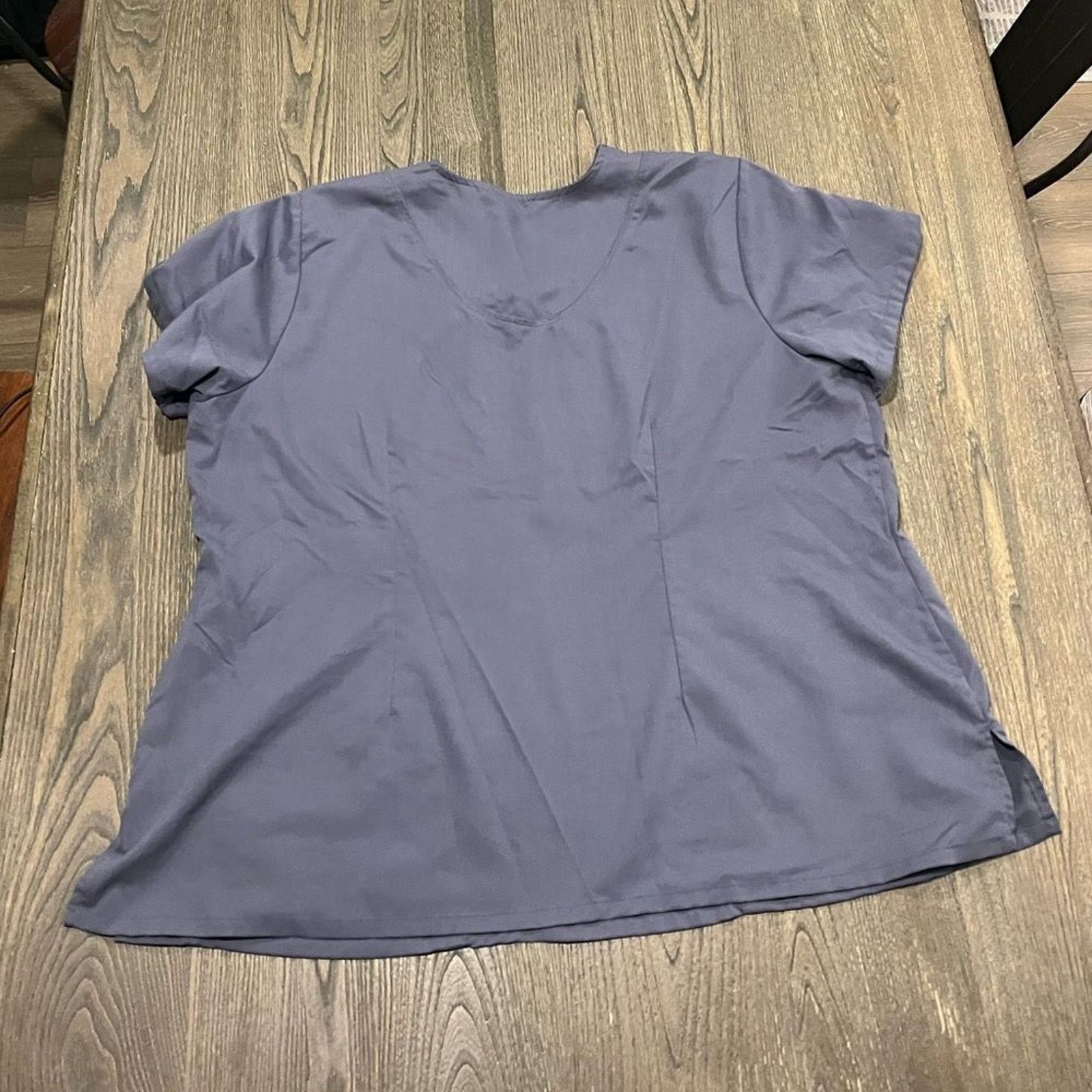 & Other Stories Greys Anatomy Gray V-Neck Short Sleeve Scrub Top Size 3XL Size 3XL / US 20-22 - 7 Thumbnail