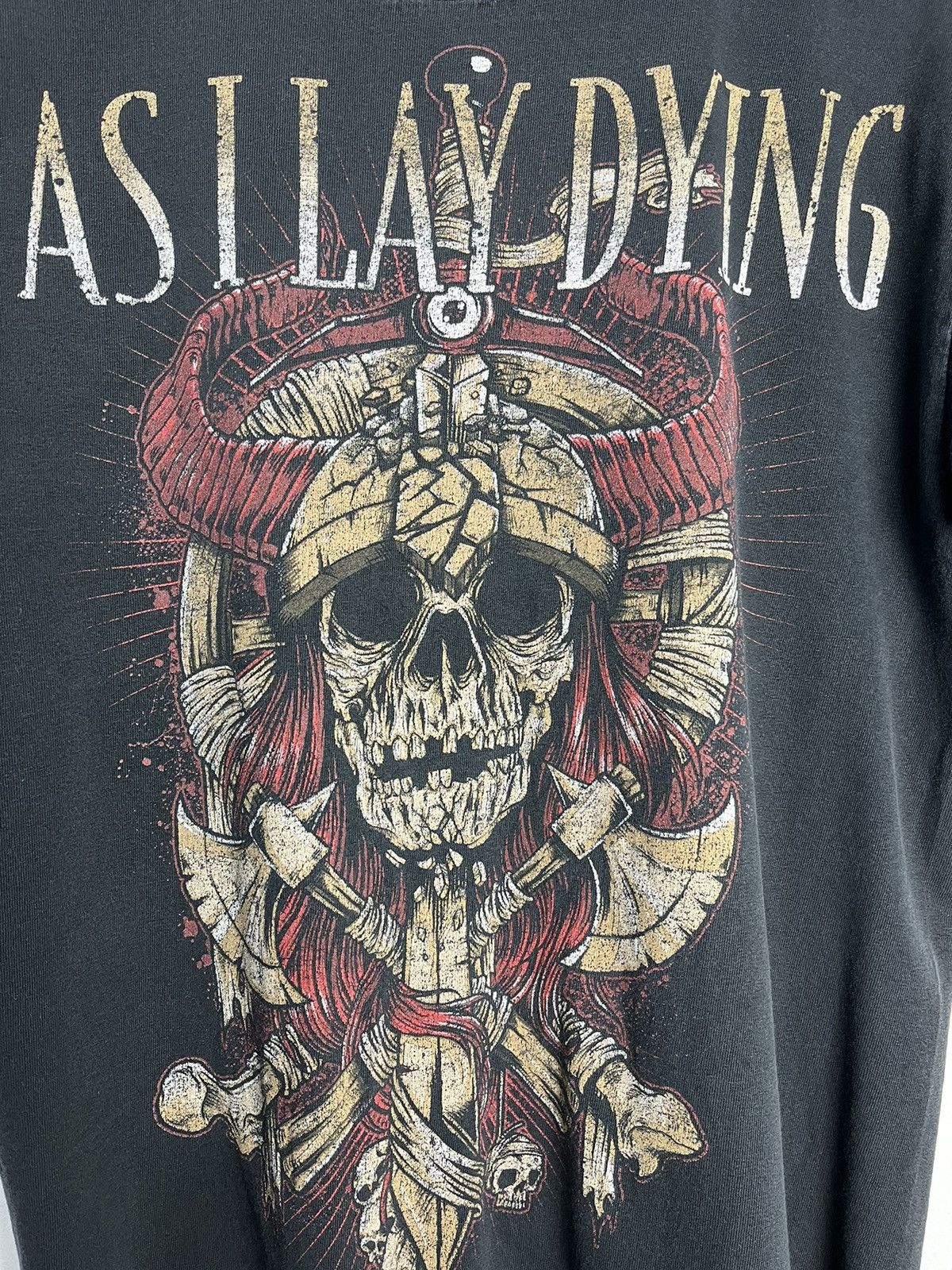 Band Tees × Vintage Vintage As I Lay Dying Band T Shirt Skulls Size US S / EU 44-46 / 1 - 2 Thumbnail