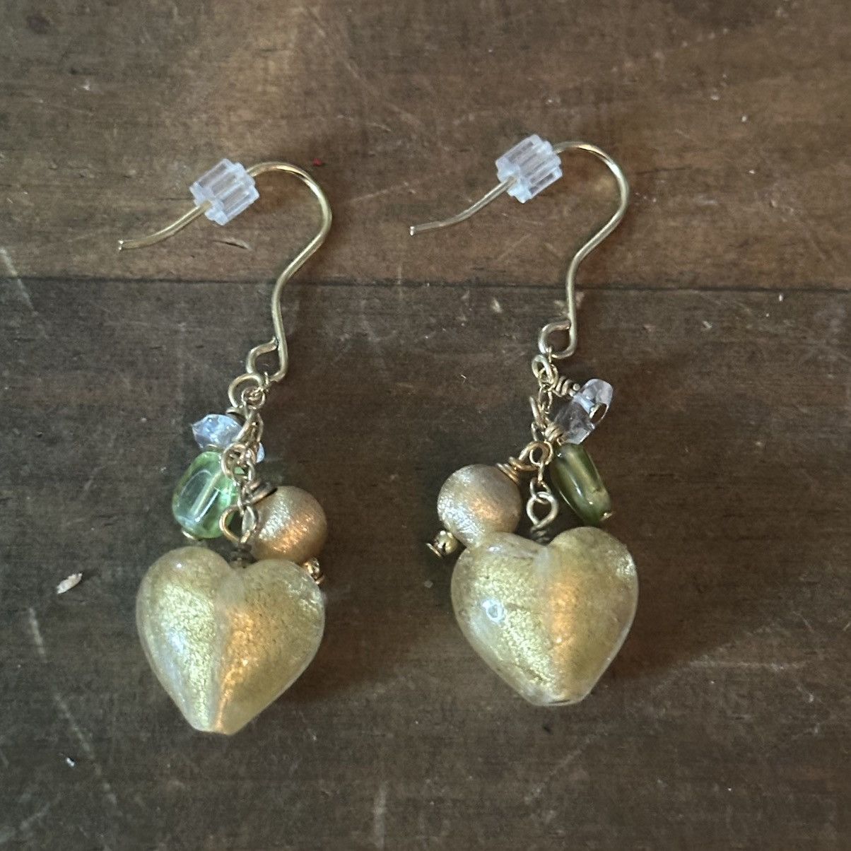 Macys Macy’s 18K plated sterling silver dangle heart earrings Size ONE SIZE - 5 Thumbnail