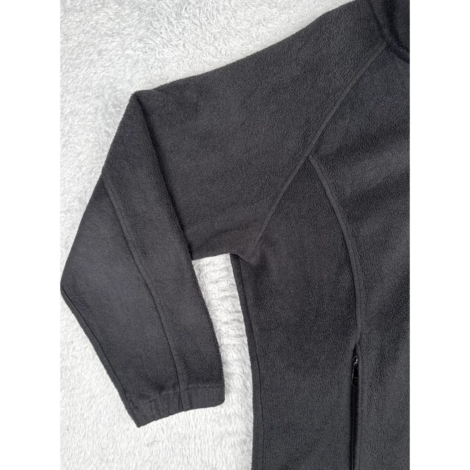 Vintage Columbia Jacket Womens 2X Gray Fleece Full Zip Collared Pockets Outdoor Warm Size XXL / US 16-18 / IT 52-54 - 3 Thumbnail