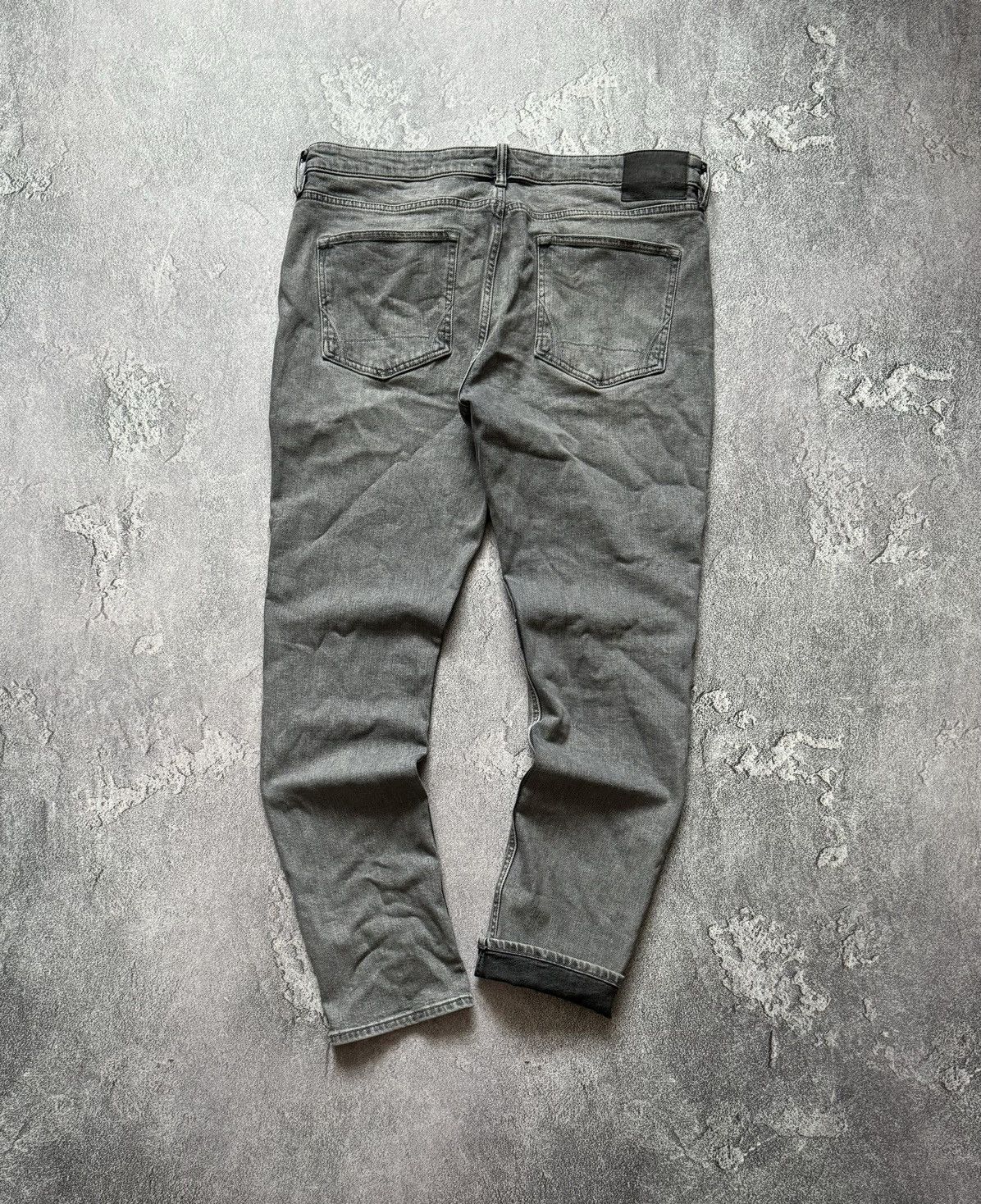 Allsaints × Designer Allsaints 36/32 Rex I denim pant jean trouser chino gray Size US 36 / EU 52 - 4 Thumbnail