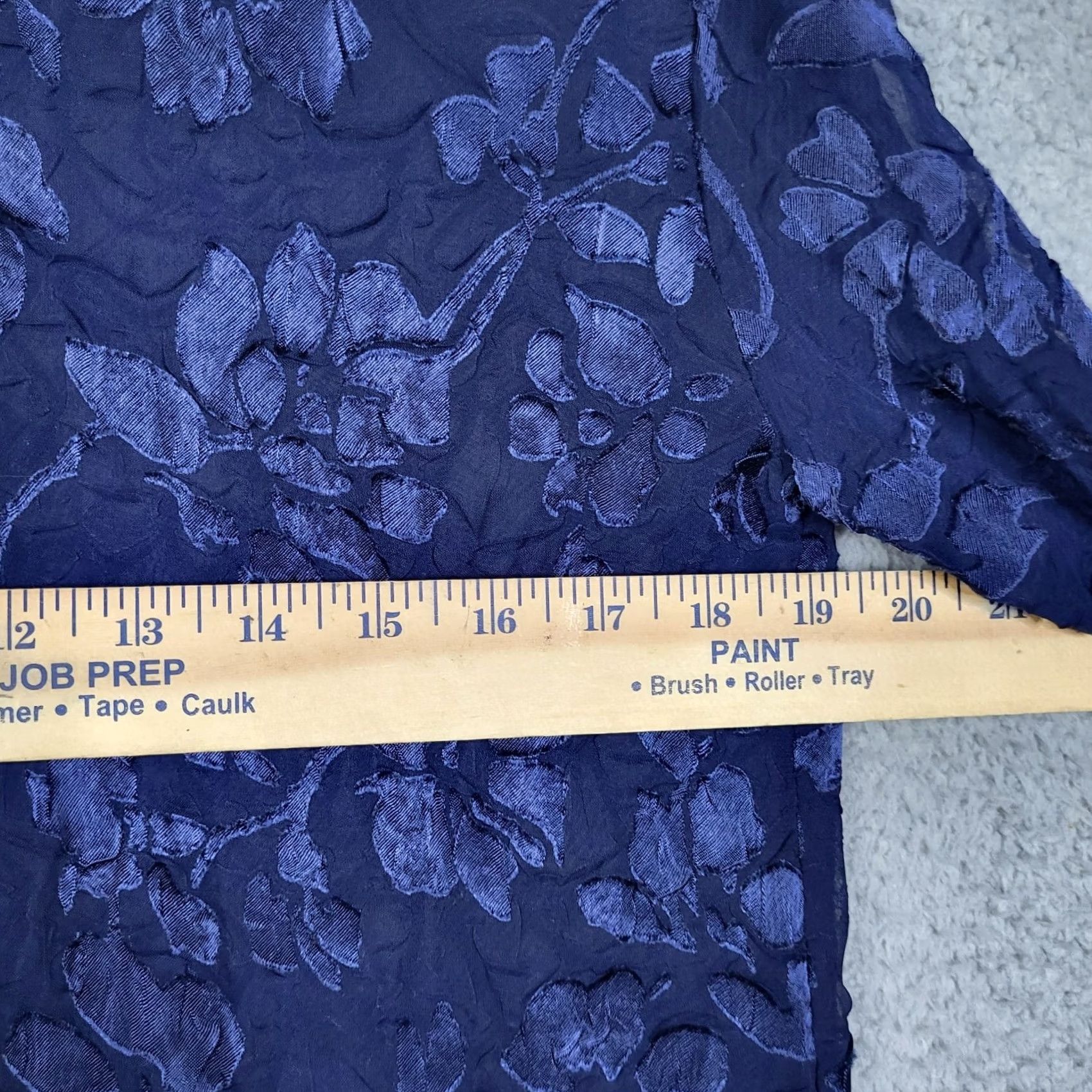 Vintage JOANIE CHAR Shirt Womens Silk Blue Floral Long Sleeve Size S Regular STD Blouse Ladies 2 Piece Silk Blue Floral Print Shirt Womens S Size S / US 4 / IT 40 - 3 Thumbnail
