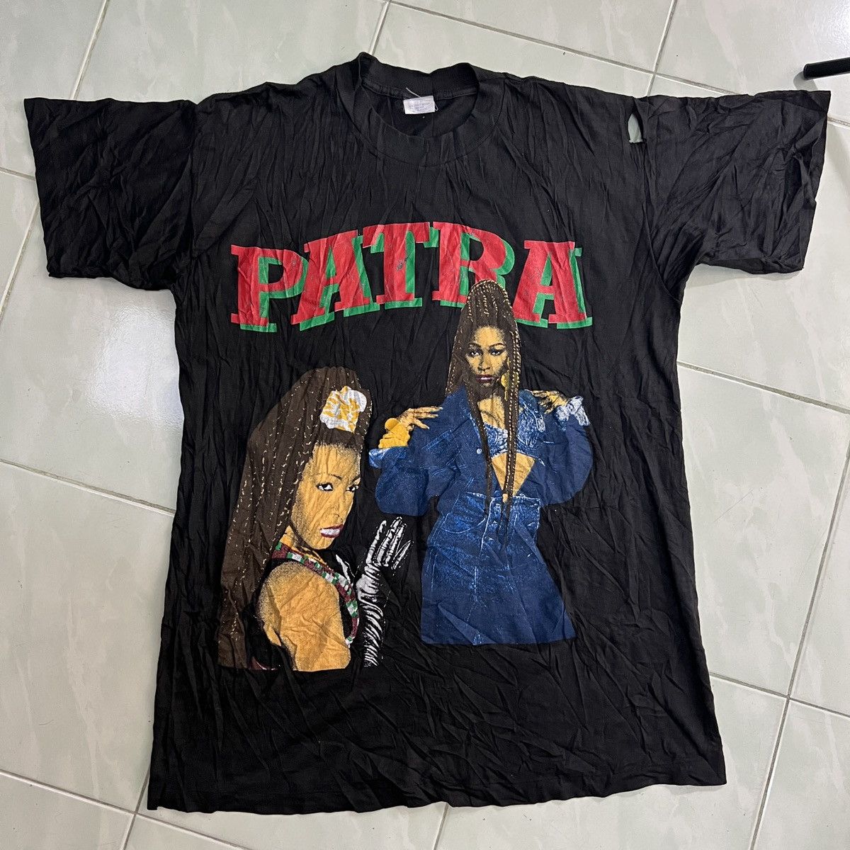 Rap Tees 🔥 90s Rare Vintage Patra Reggae Queen Rap Tee Size US XL / EU 56 / 4 - 3 Thumbnail