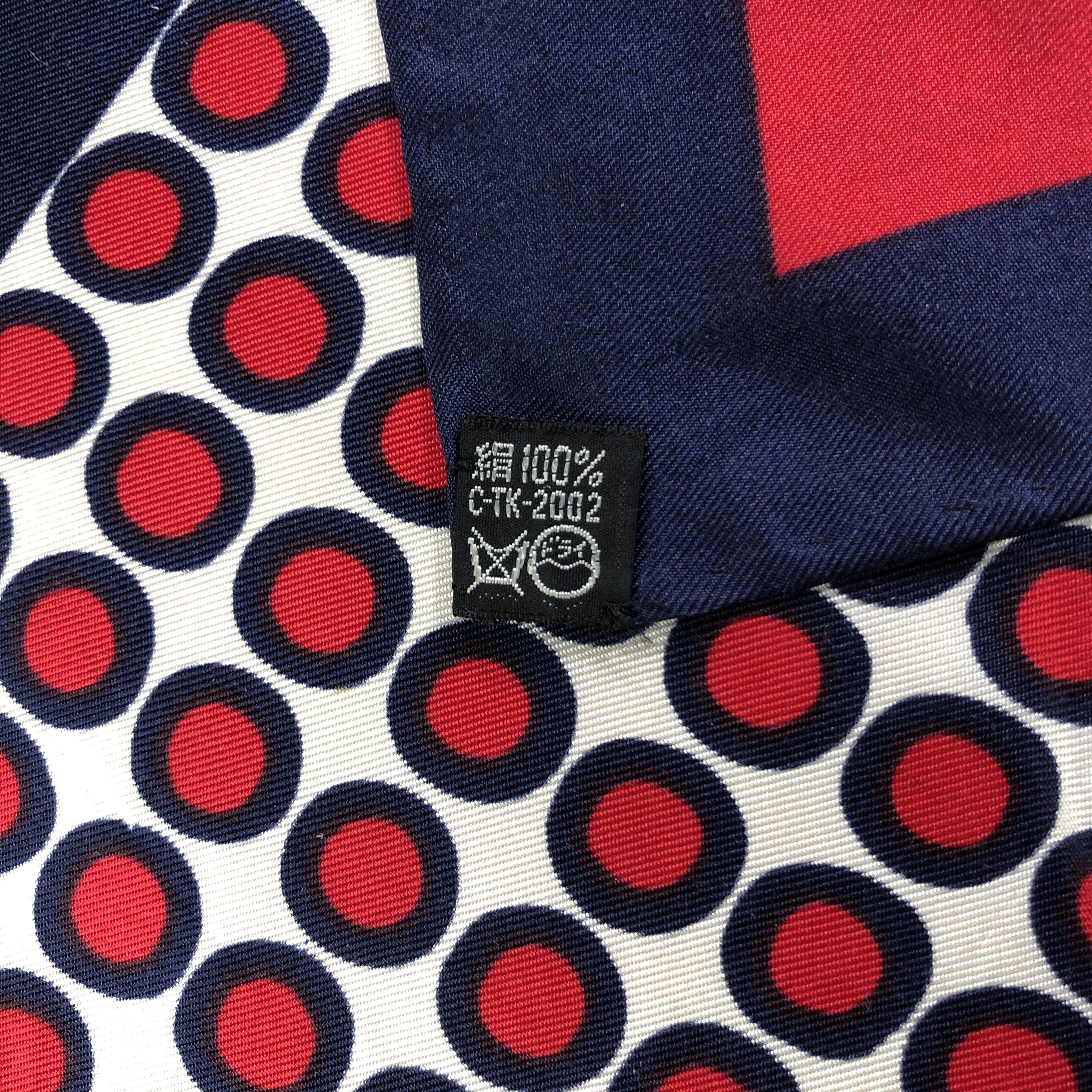 Vintage × Yves Saint Laurent Vintage Yves Saint Laurent Silk Scarf Size ONE SIZE - 8 Thumbnail