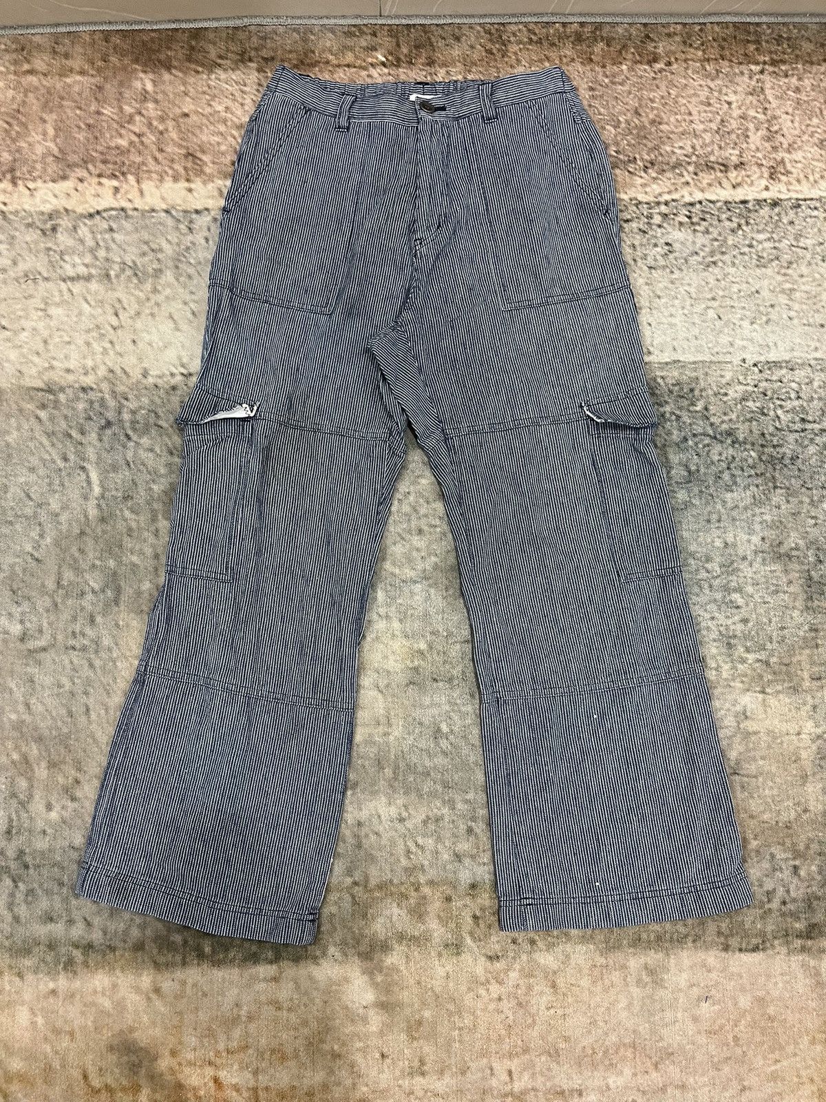 Issey Miyake × Japanese Brand × Vintage Vintage Hickory Stripe Plantation Issey Miyake Size US 28 / EU 44 - 13 Thumbnail