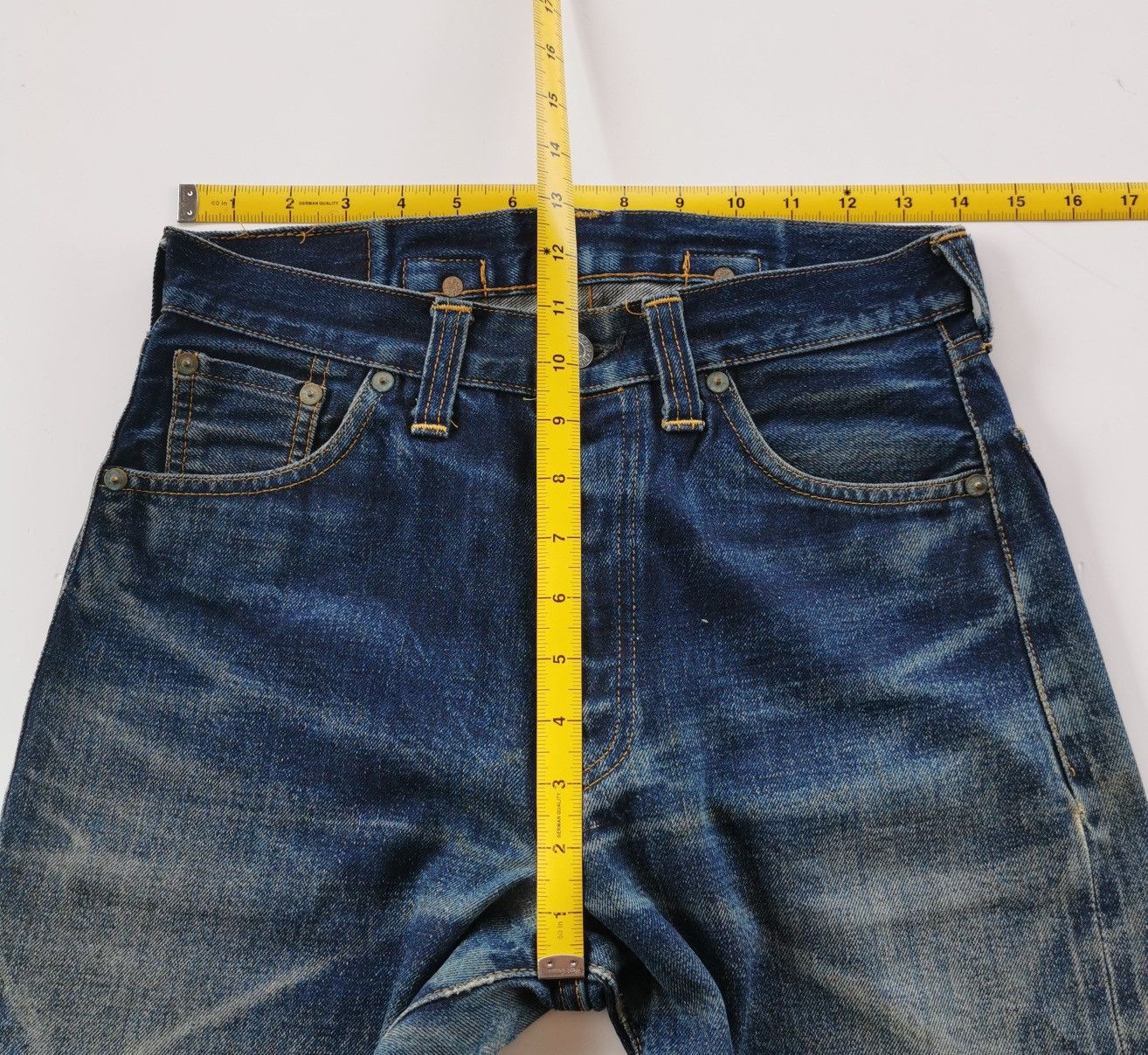 LVC × Levi's × Vintage Levis 501 xxc Big E Buckleback Selvedge Denim Jeans Size US 28 / EU 44 - 12 Thumbnail