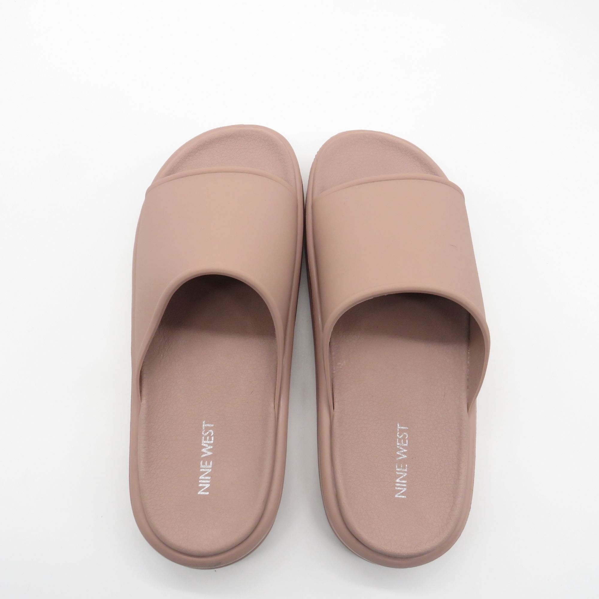 Nine West Nine West Women's Light Natural Sandals Cushioned Textured O Size US 10 / IT 40 - 4 Thumbnail