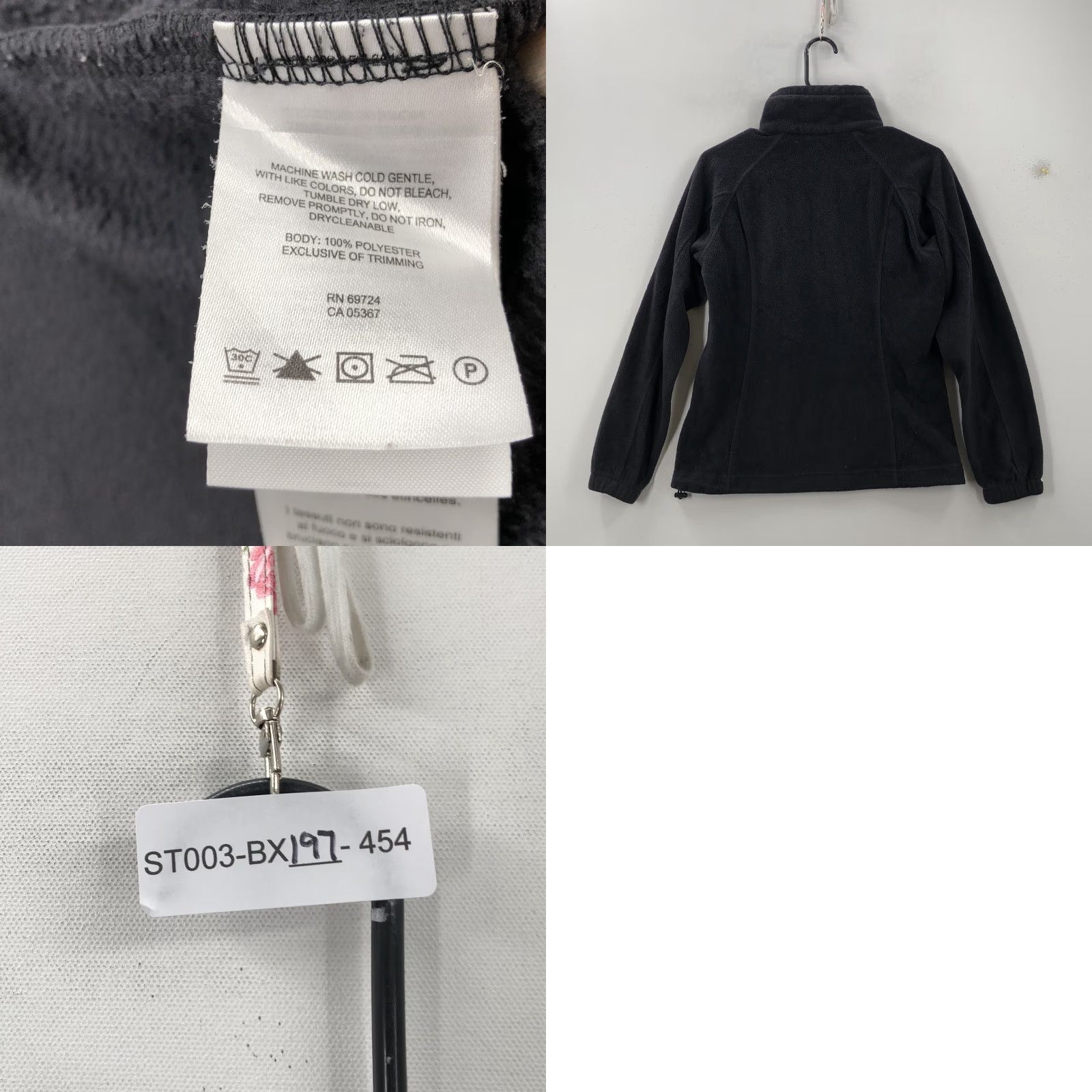 Vintage VINTAGE Columbia Womens Black Fleece Long Sleeve Pockets Full Zip Jacket Size Small Size S / US 4 / IT 40 - 8 Thumbnail