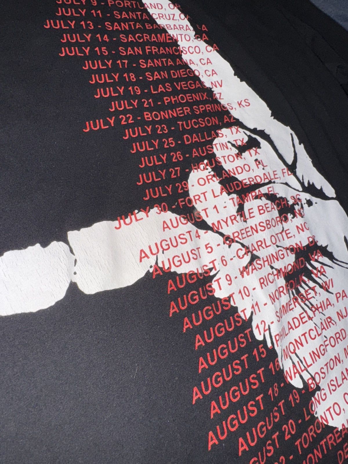 AWGE Opium Die Lit Whole Lotta Red Hip Hop Rap Tour Merch Tee L Size US L / EU 52-54 / 3 - 4 Thumbnail