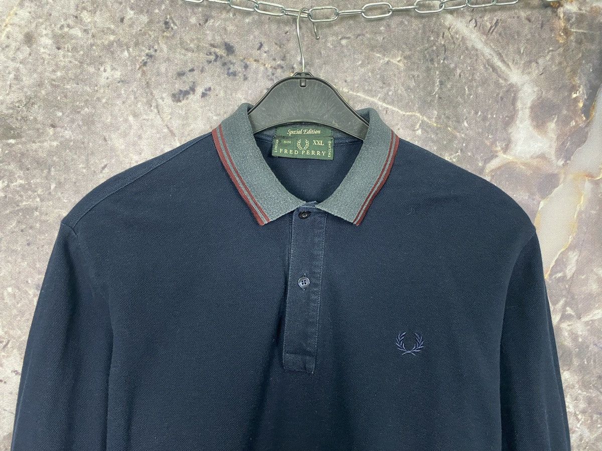 Fred Perry Men’s Fred Perry Long Sleeve Polo Vintage Casual Size XXL Size US XXL / EU 58 / 5 - 2 Thumbnail