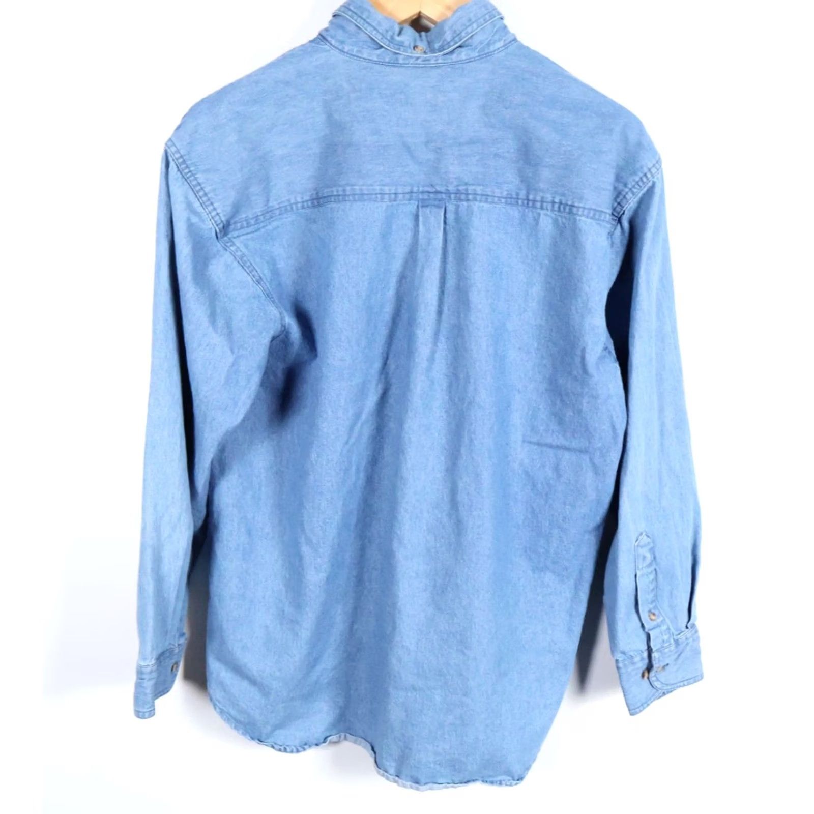 Disney VINTAGE Disney Lady & The Tramp II Denim Shirt Men’s Large Blue 2001 Promo VTG Y2K Size US L / EU 52-54 / 3 - 2 Thumbnail