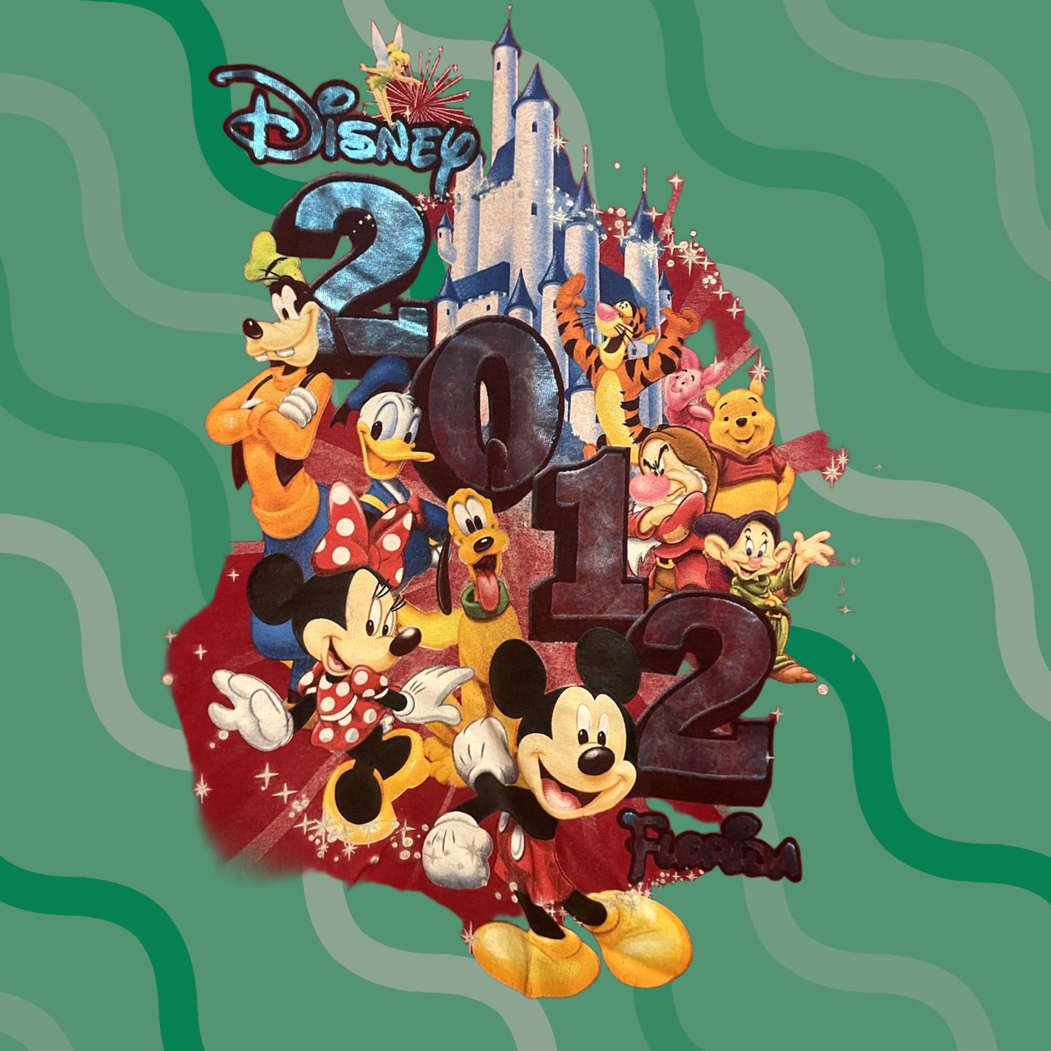 Disney Disney World 2012 T-Shirt Men 2XL Red Crew Neck Mickey Minnie Goofy Disney Resort Tshirt Tee Disney World 2012 Size US XXL / EU 58 / 5 - 1 Thumbnail