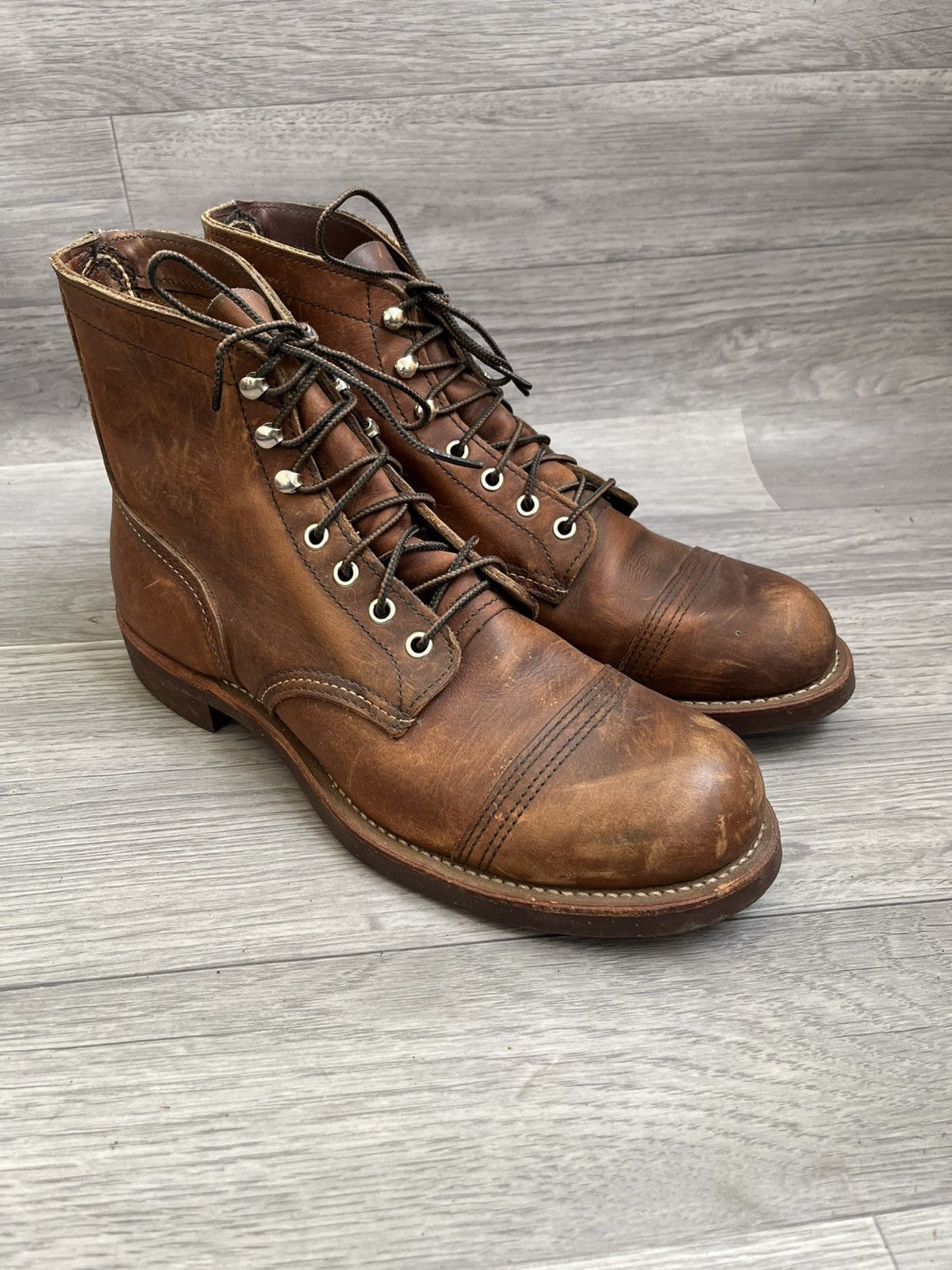 Red Wing Red wing iron ranger cap toe brown leather boots Size US 9 / EU 42 - 8 Thumbnail