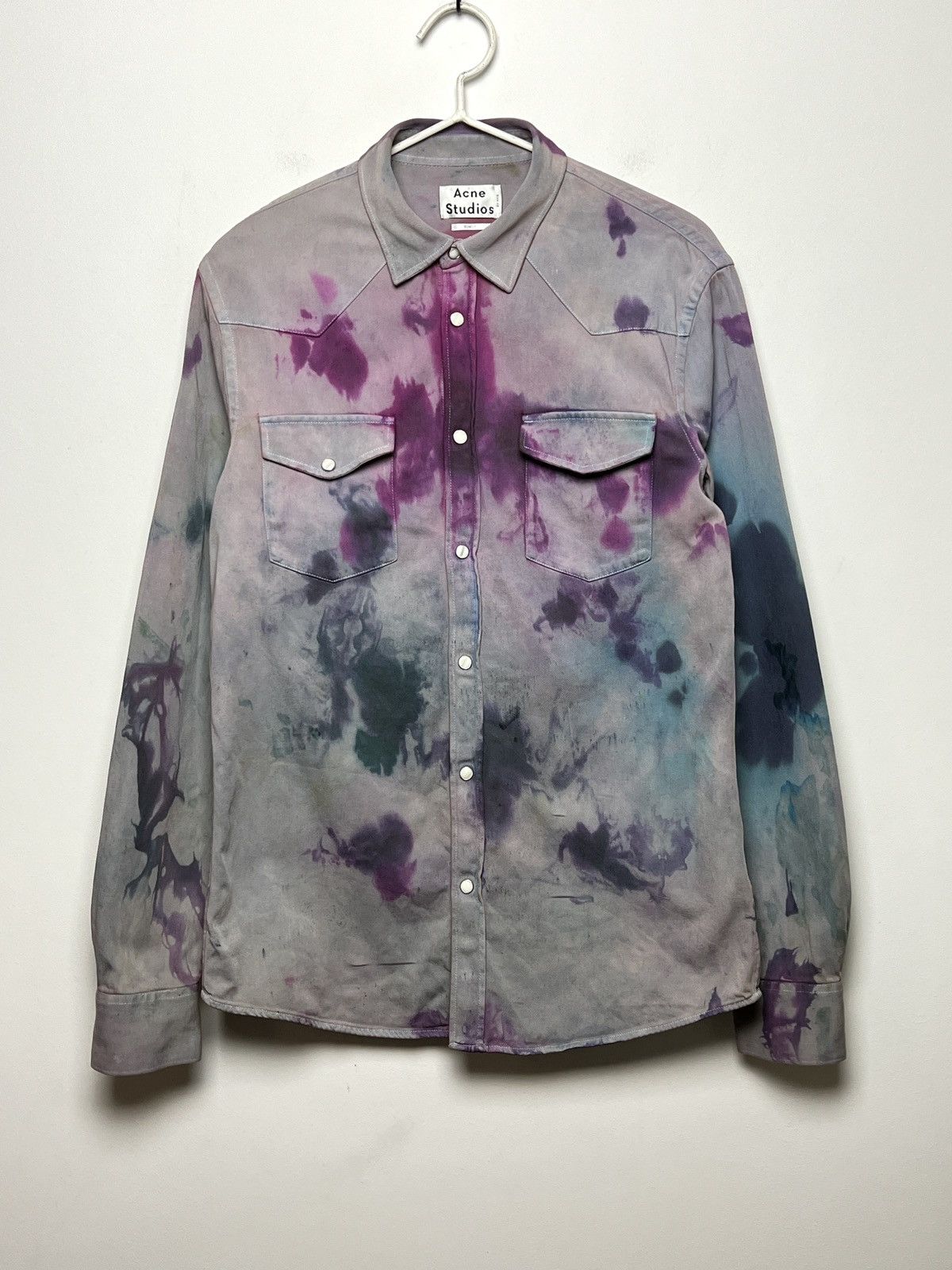 Acne Studios acne vintage travis flannel shirt tie dye y2k Size US M / EU 48-50 / 2 - 1 Thumbnail