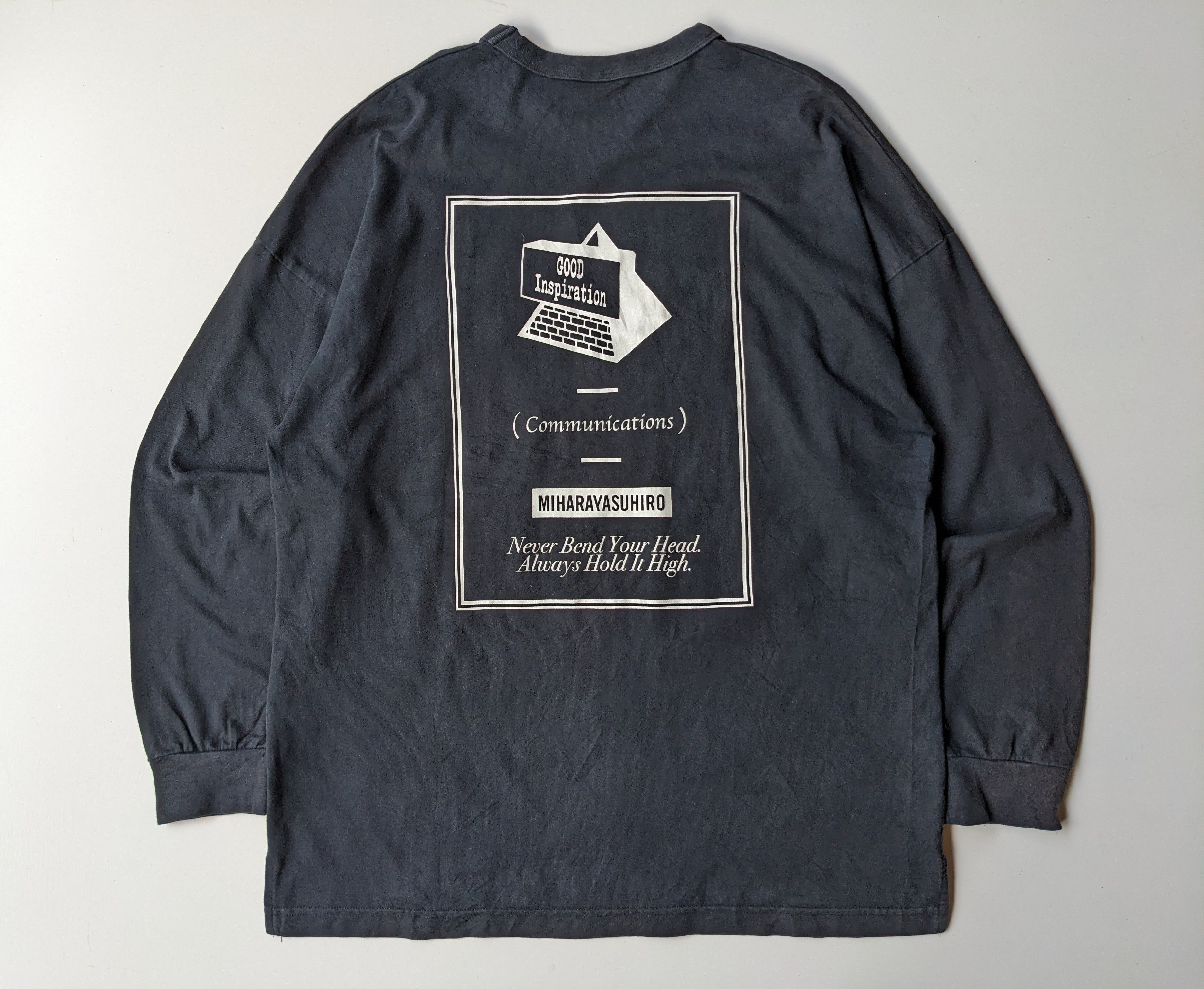 GU × Maison MIHARA YASUHIRO Gu X Miharayasuhiro Good Inspiration longsleeve Size US L / EU 52-54 / 3 - 1 Thumbnail