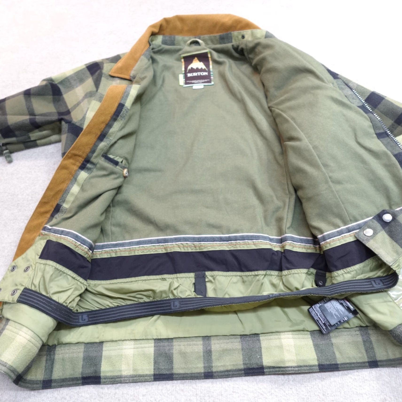 Burton Burton Jacket Small Green Plaid Dunmore Barn Chore Mens Size US S / EU 44-46 / 1 - 7 Thumbnail