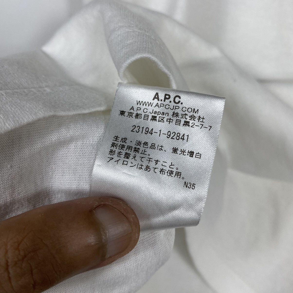 A.P.C. A.P.C. La Napoule 1967 Fotofolio Photography Graphic Tee Size US M / EU 48-50 / 2 - 8 Thumbnail
