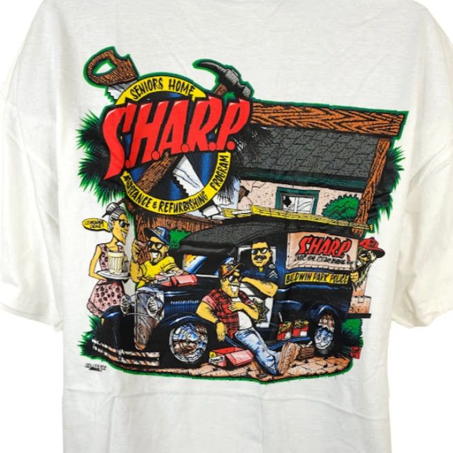 Hanes VINTAGE Baldwin Park Police T Shirt Mens XL White Y2K SHARP Program Hanes Shirt Police California Cop Mens XL White Size US XL / EU 56 / 4 - 4 Thumbnail
