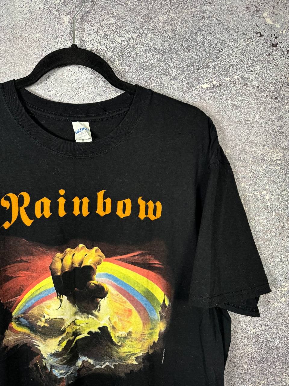 Band Tees Rainbow Rising T-Shirt 2009 Official Ritchie Blackmore Size US XXL / EU 58 / 5 - 2 Thumbnail