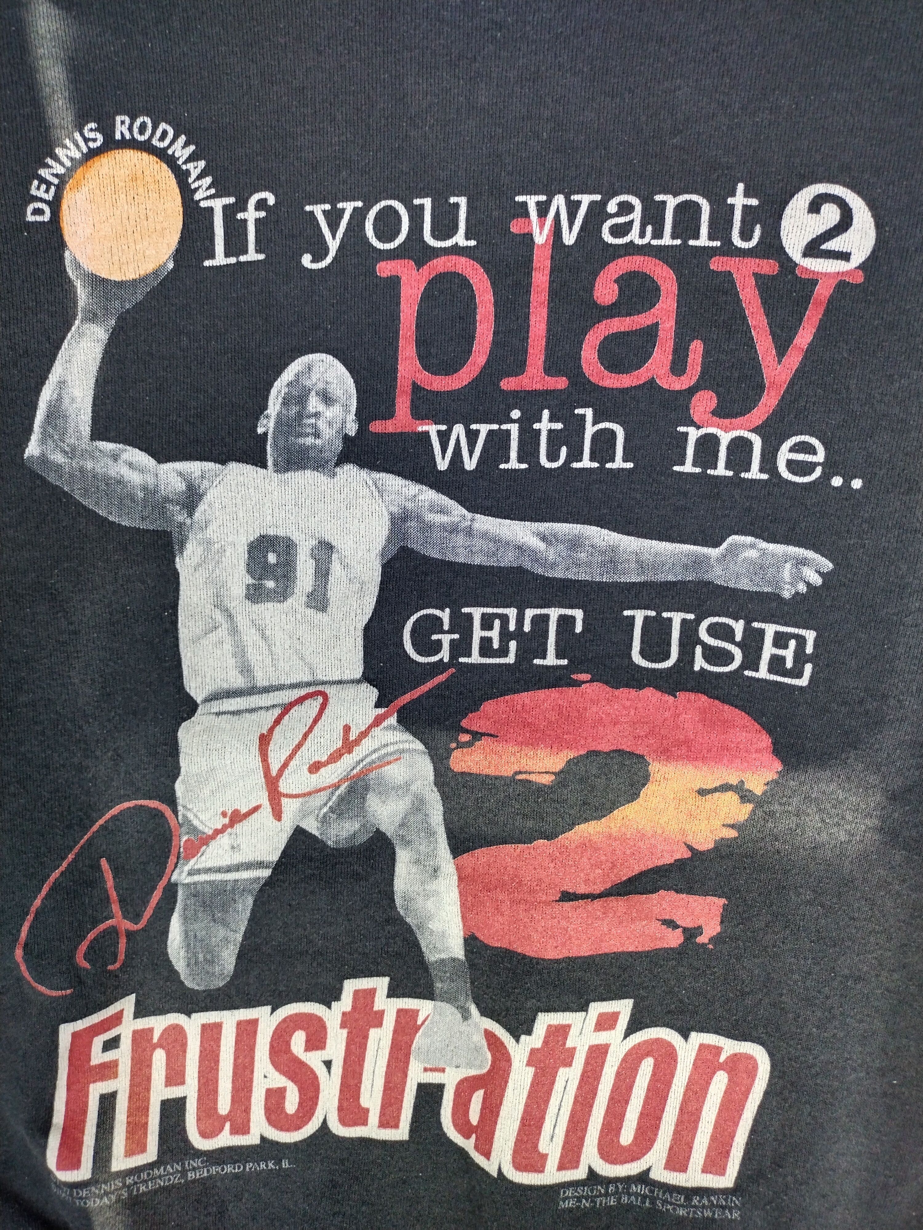 Vintage Vintage 1997's Dennis Rodman Design by Michael Rankin Size US M / EU 48-50 / 2 - 8 Thumbnail