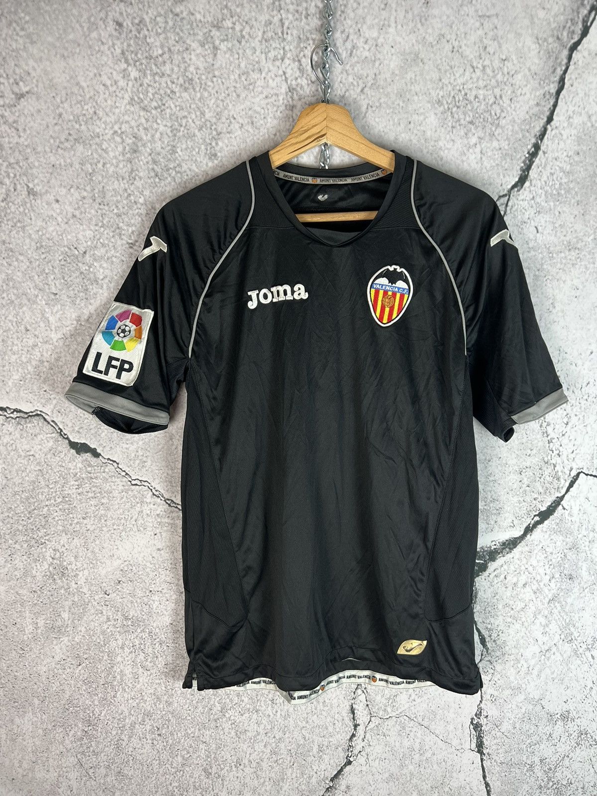 Joma Valencia CF 2011/12 away football soccer shirt Size US M / EU 48-50 / 2 - 1 Thumbnail