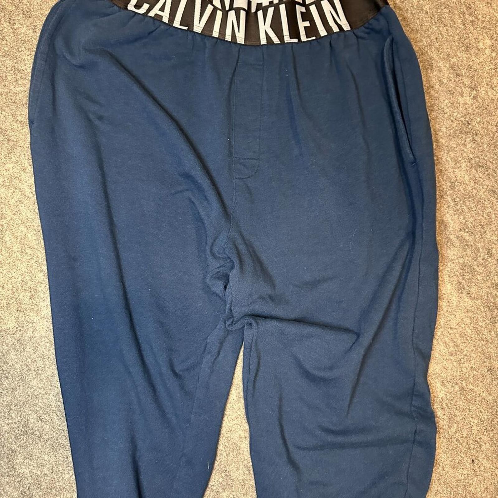 Calvin Klein Calvin Klein Men’s Sweatpants – Navy Blue Size Medium Size US 32 / EU 48 - 9 Thumbnail