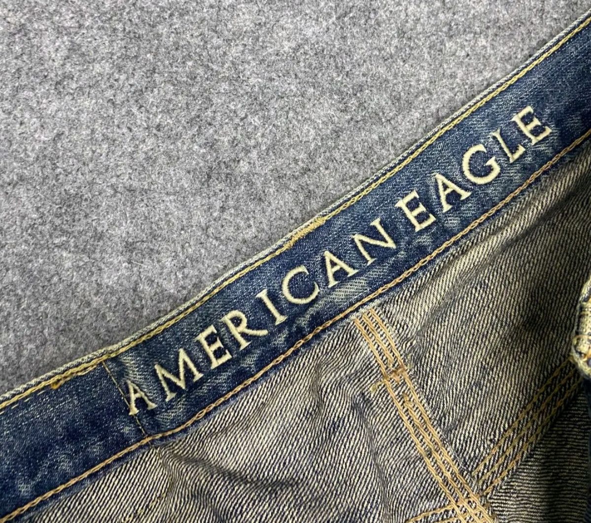 American Eagle Outfitters Vintage American Eagle Qutfitters Patchwork Denim Size US 32 / EU 48 - 13 Thumbnail