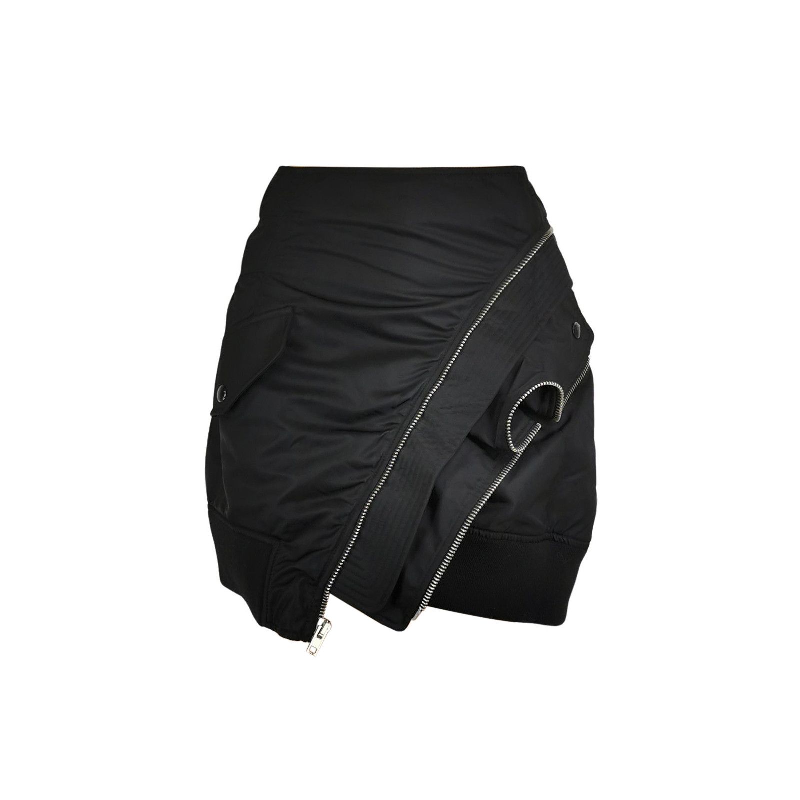 Alexander Wang Alexander Wang Zipper Mini Skirt Size 2 Size 26" / US 2 / IT 38 - 1 Thumbnail