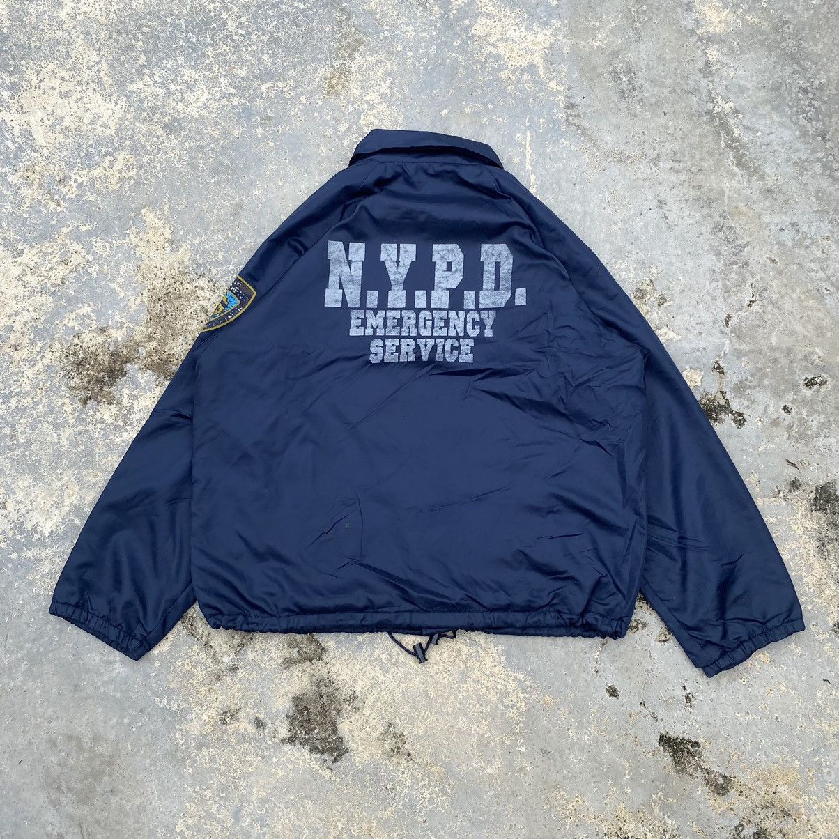 If Six Was Nine × Japanese Brand × Vintage vintage NYPD police department light coach jacket Size US XL / EU 56 / 4 - 12 Thumbnail