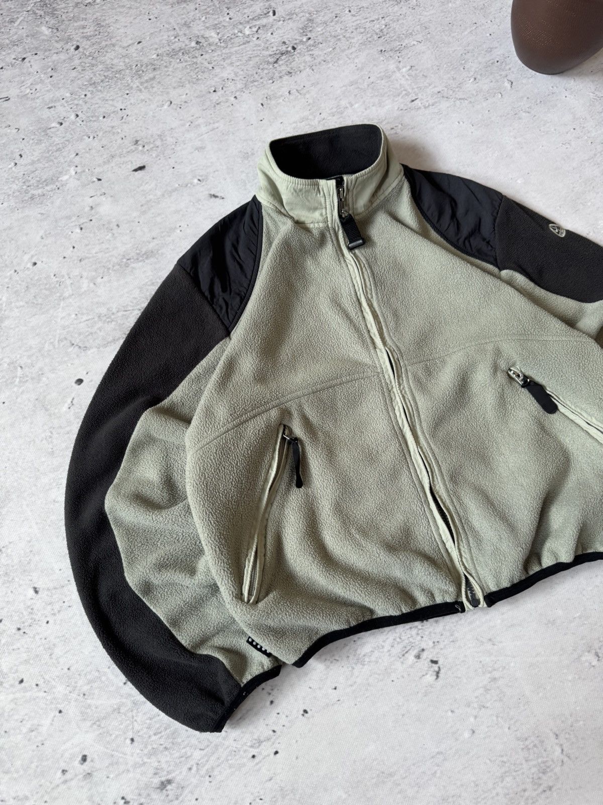 Nike × Nike ACG × Vintage NIKE ACG TEDDY FLEECE VINTAGE 00s y2k BAGGY ZIP HOODIE LOGO Size US M / EU 48-50 / 2 - 2 Thumbnail